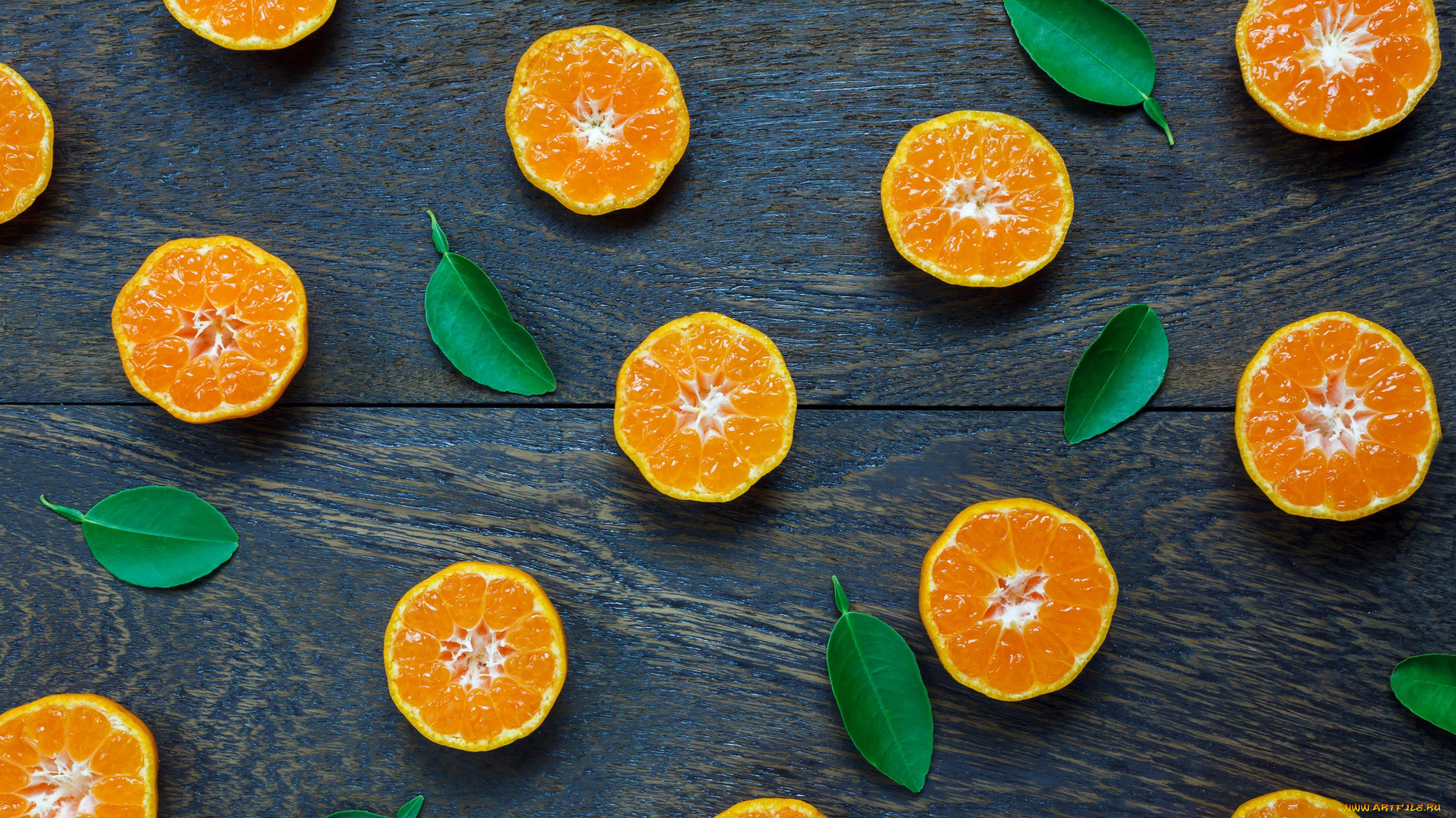 еда, цитрусы, мандарины