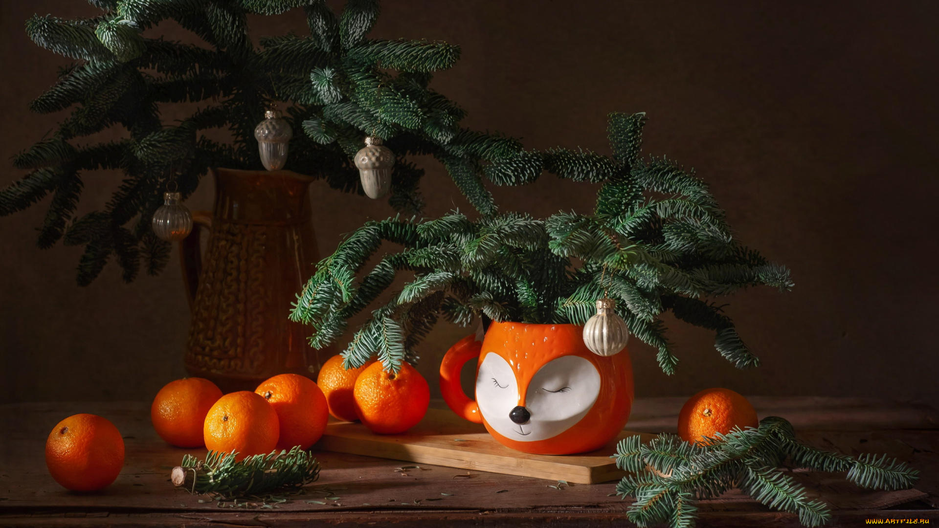 еда, цитрусы, мандарины