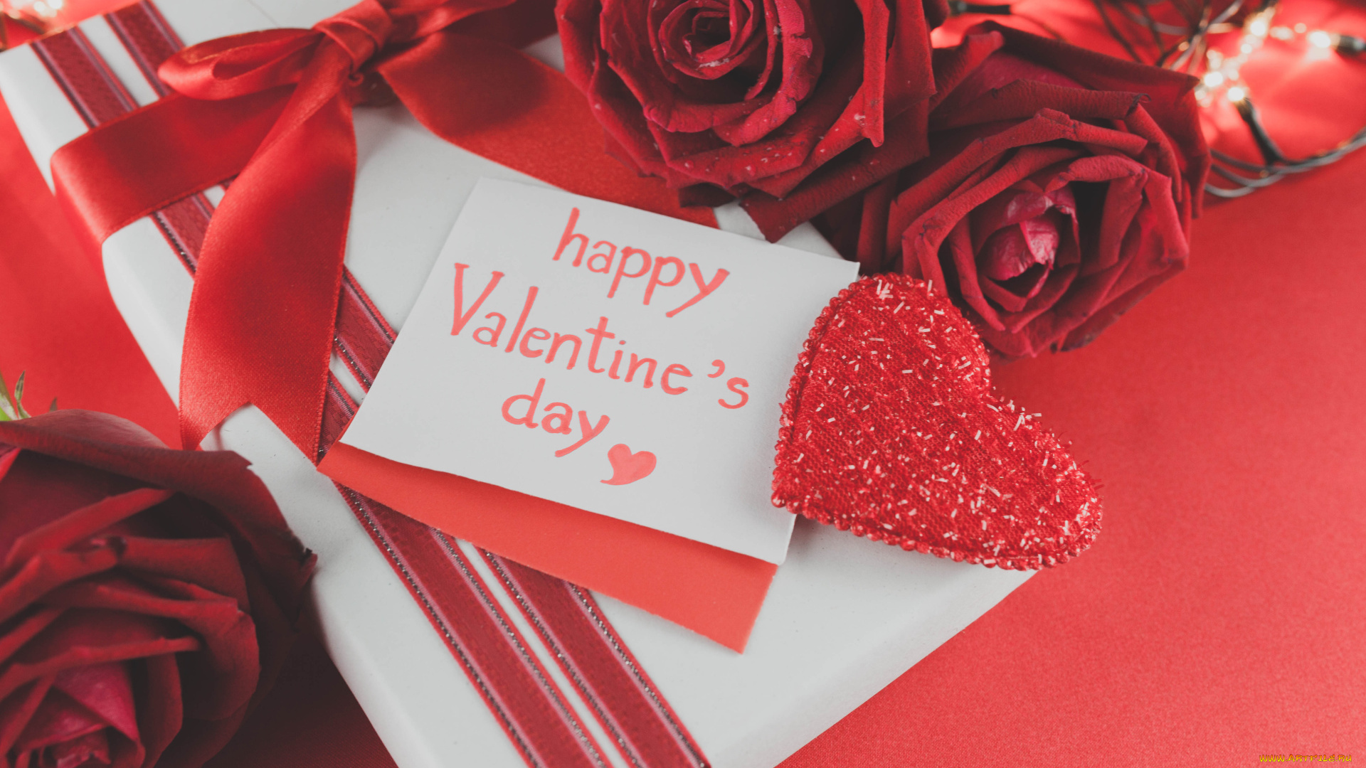праздничные, день, святого, валентина, , сердечки, , любовь, коробка, сердечки, открытка, розы