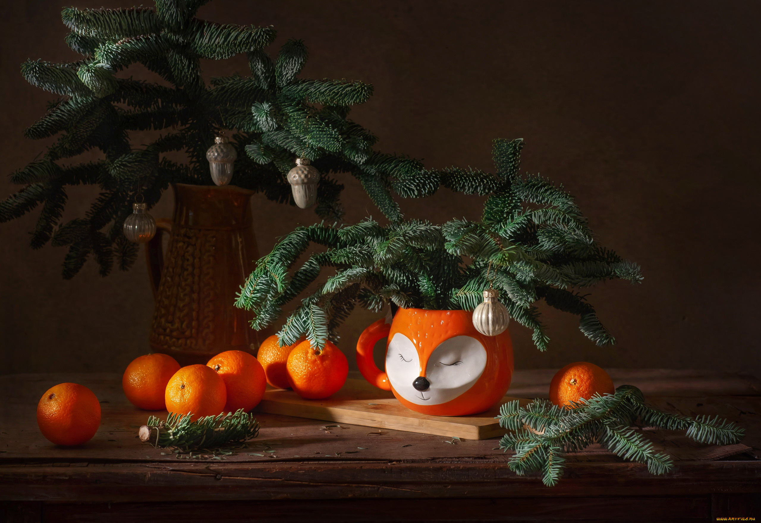 еда, цитрусы, мандарины