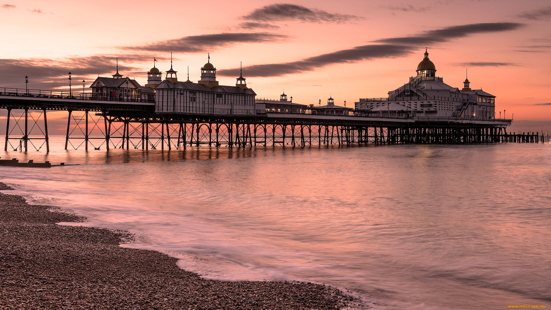 eastbourne, pier, east, sussex, england, города, -, здания, , дома, eastbourne, pier, east, sussex