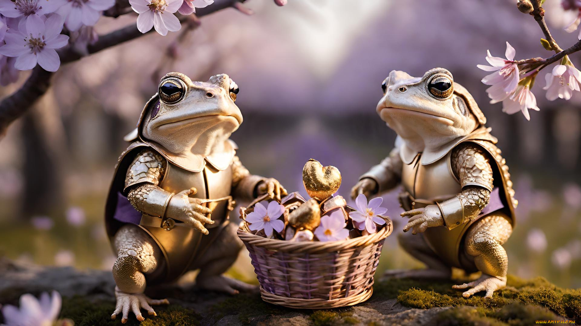 3д, графика, животные, , animals, нейросети, графика, нейроарт, ai, art, нейронные, сети, рисунки, нейро, искусство, нейрографика, graphics, neuroart, neural, networks, drawings, neuro, neurography, лягушка, корзина, цветы