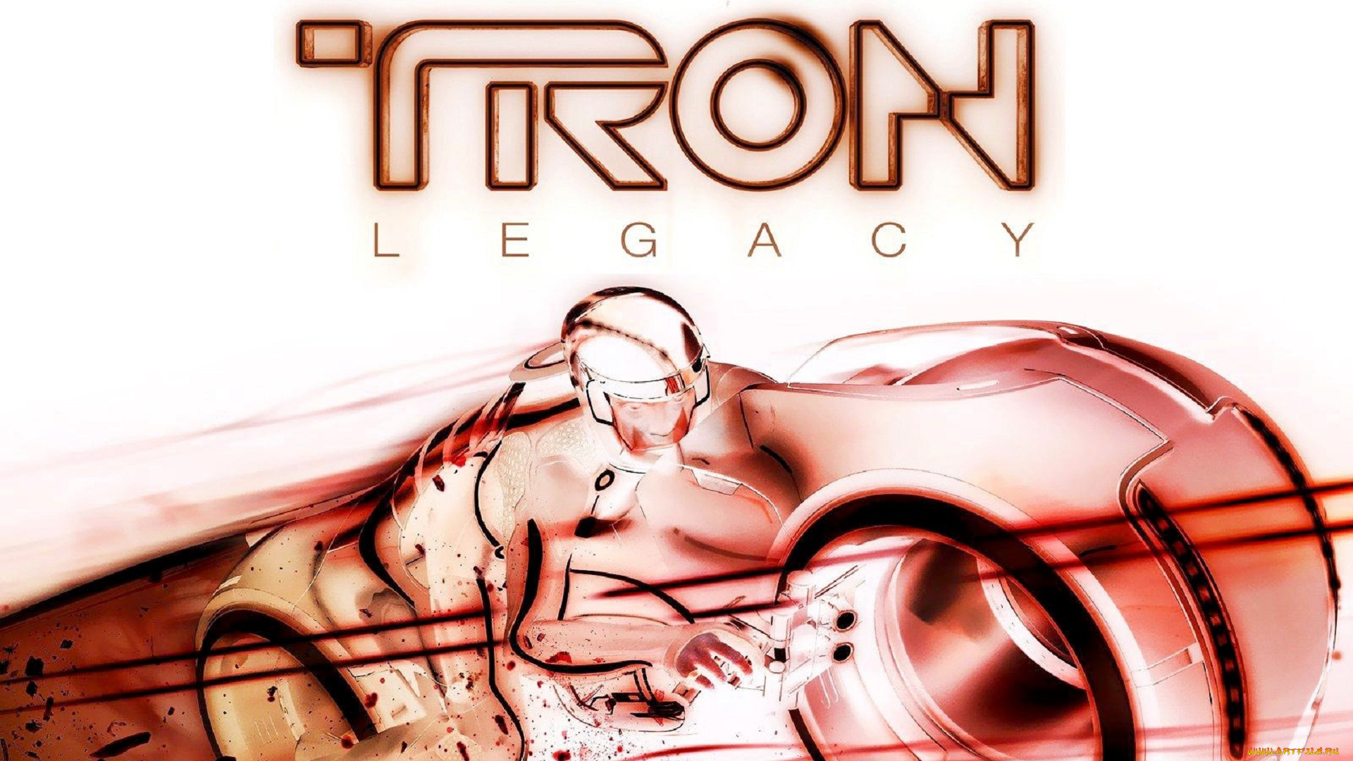 tron, legacy, рисованное, кино, , мультфильмы, транспорт, человек, персонаж