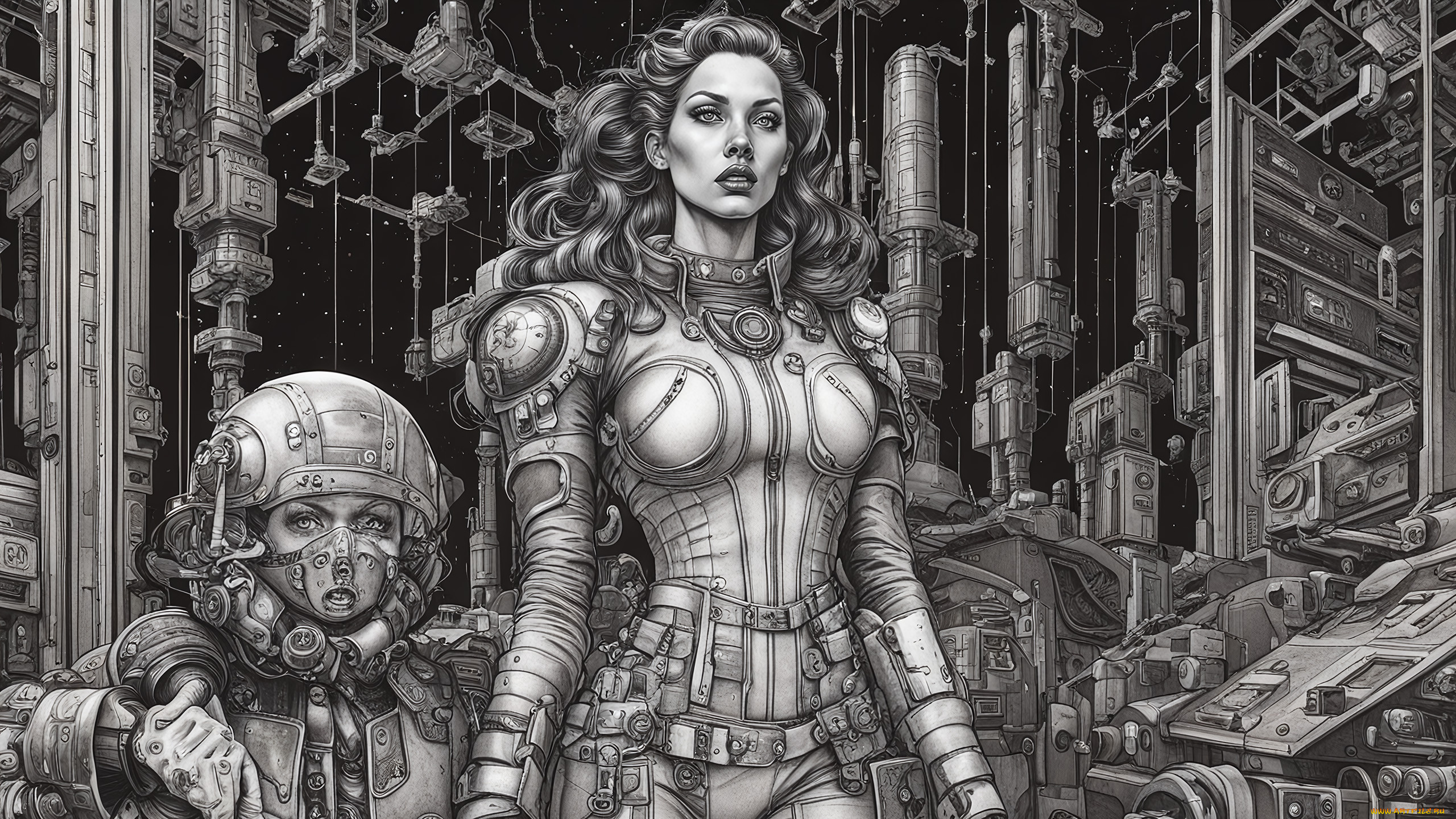 фэнтези, девушки, нейросети, графика, нейроарт, ai, art, нейронные, сети, рисунки, нейро, искусство, нейрографика, graphics, neuroart, neural, networks, drawings, neuro, neurography