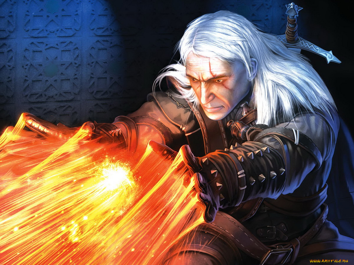 видео, игры, the, witcher
