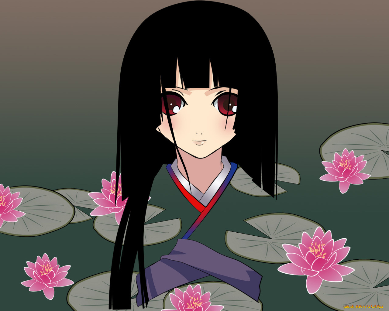 hell, girl, аниме, jigoku, shoujo