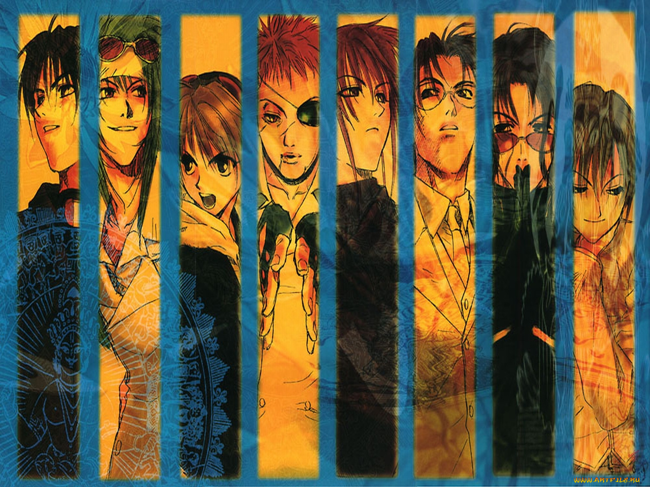 аниме, weiss, kreuz