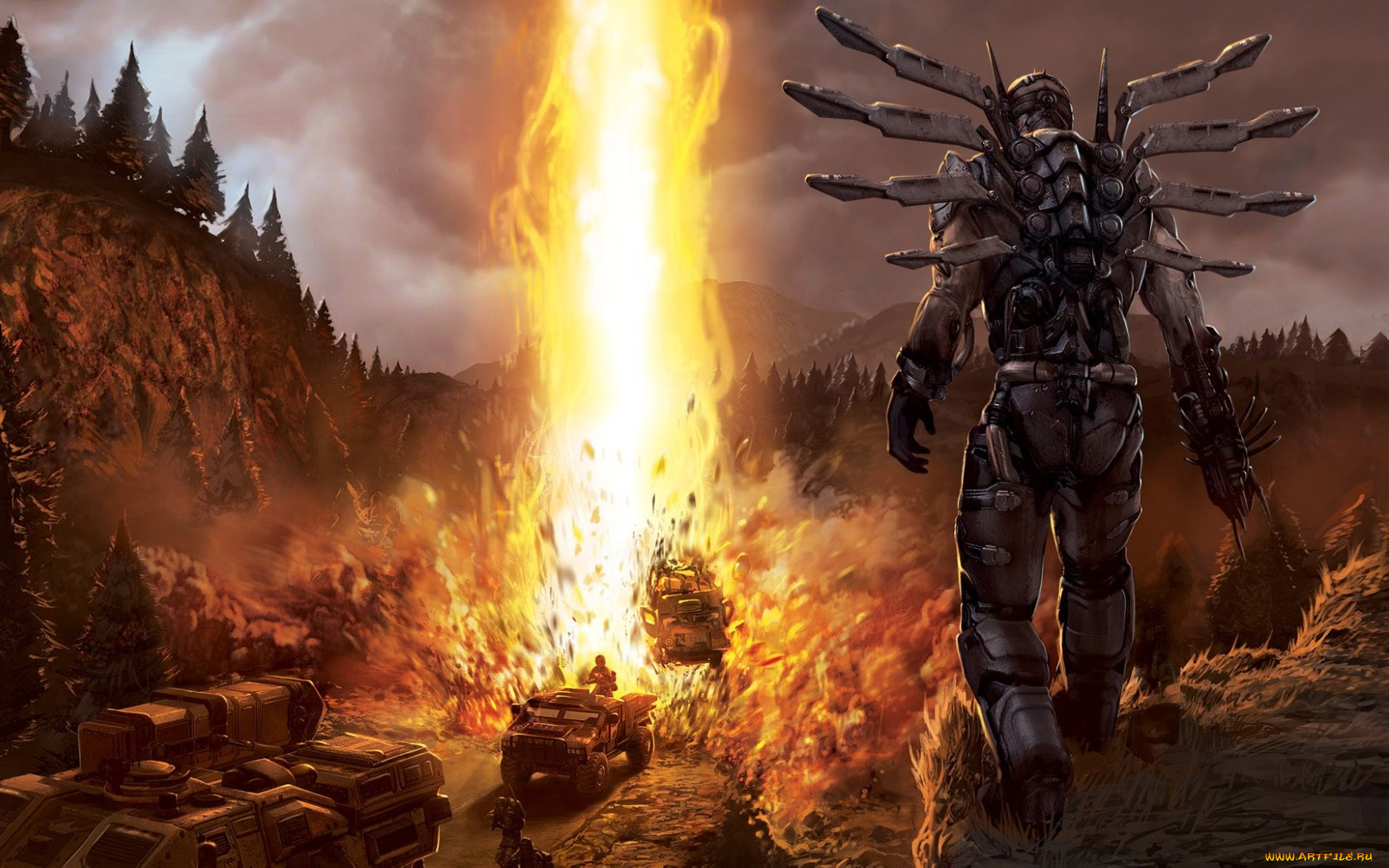 видео, игры, enemy, territory, quake, wars