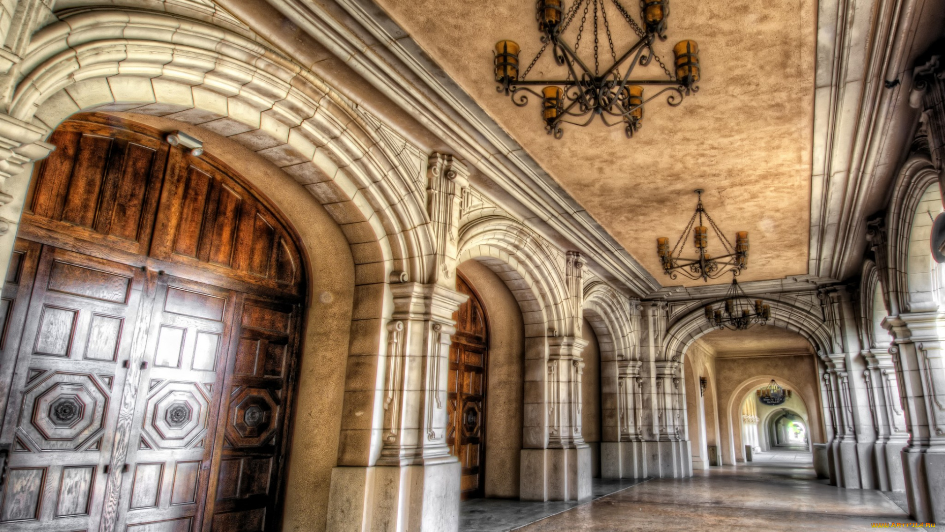 интерьер, холлы, лестницы, корридоры