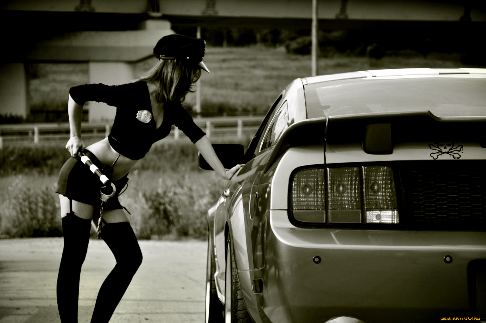 автомобили, авто, девушками