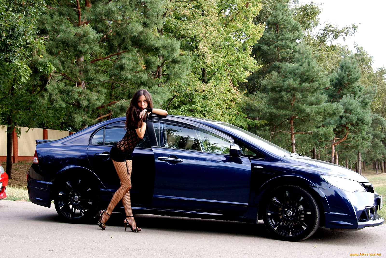 автомобили, авто, девушками