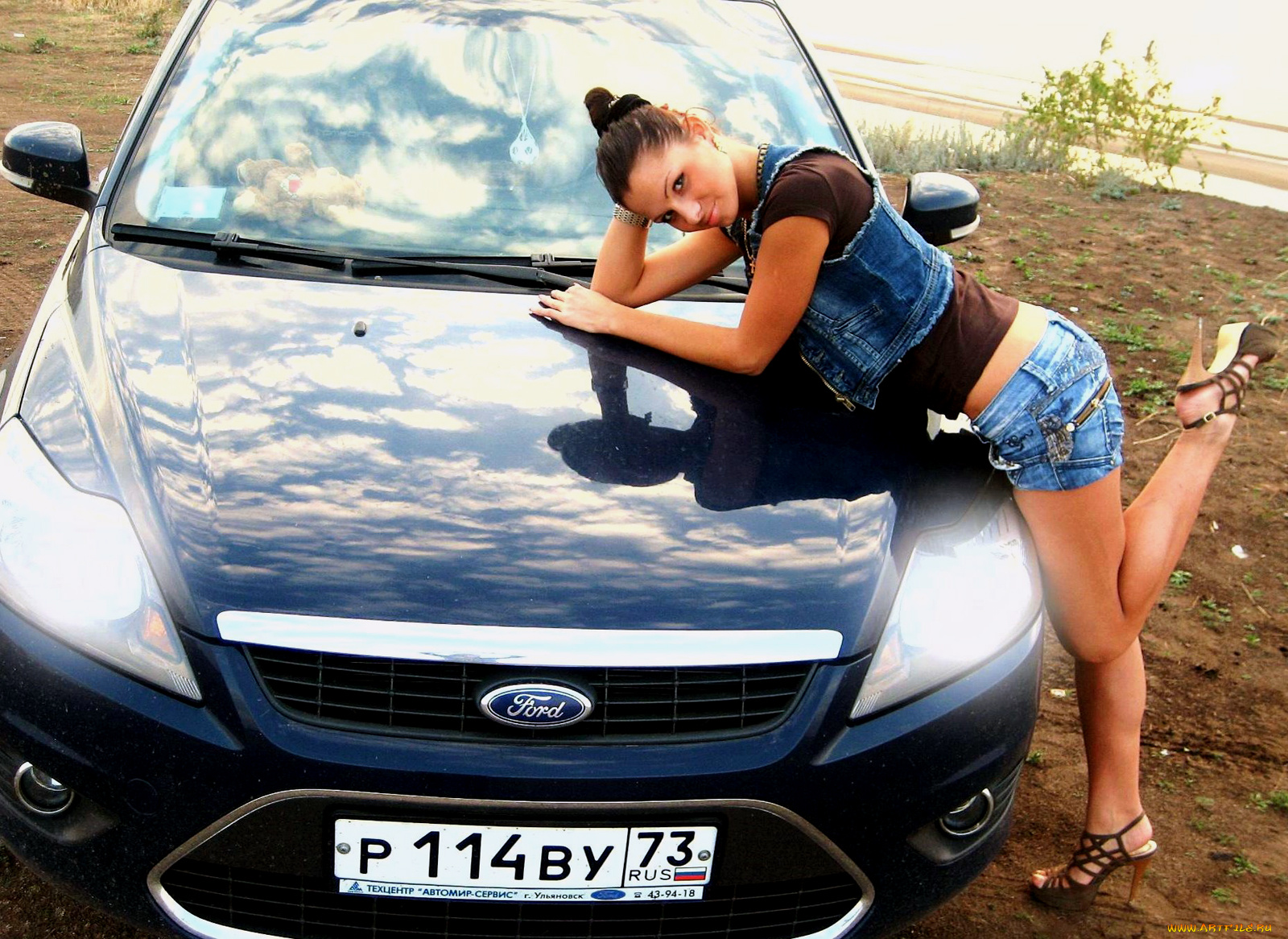 автомобили, авто, девушками