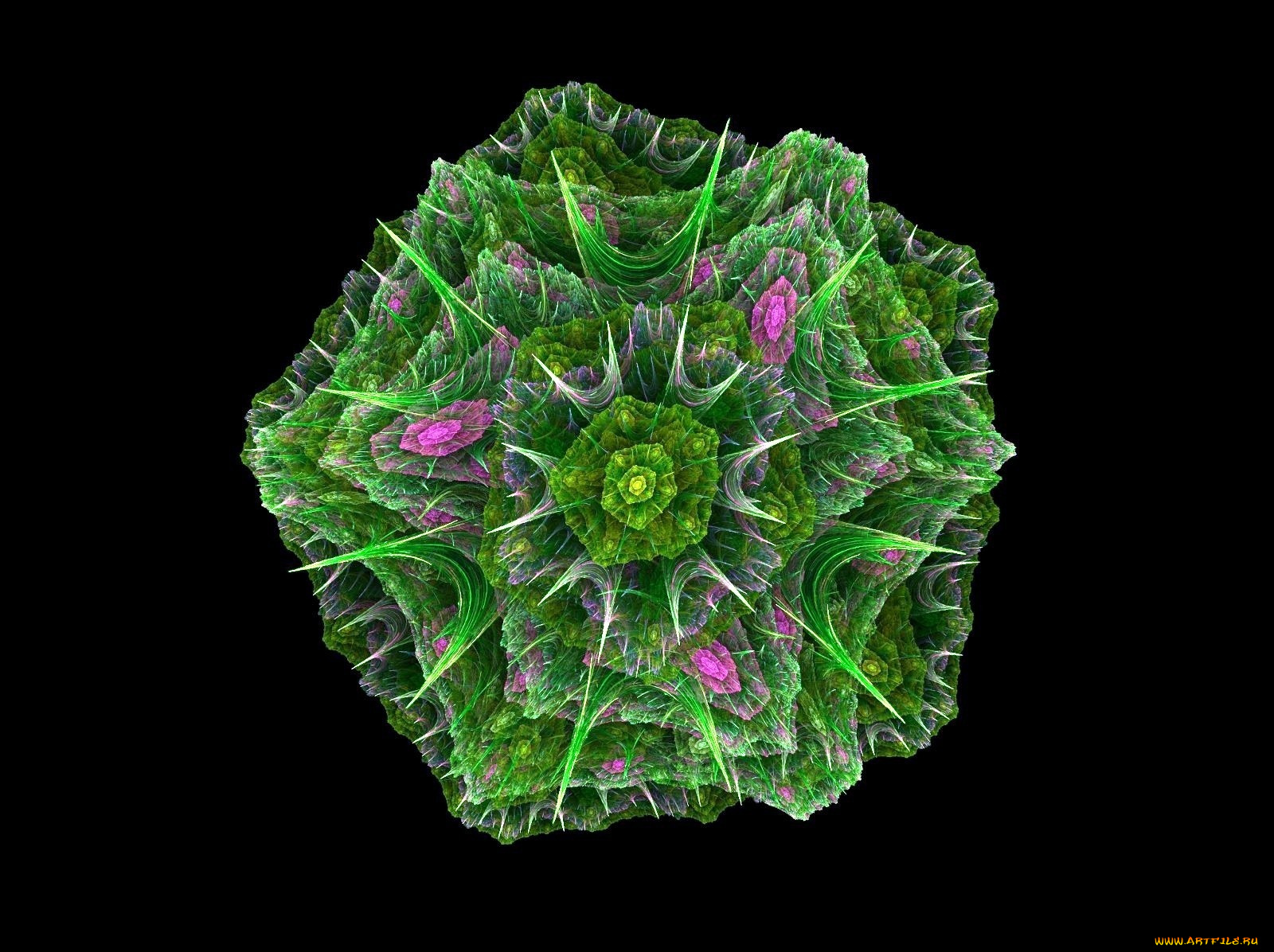 3д, графика, fractal, фракталы, фон, узор, цвета