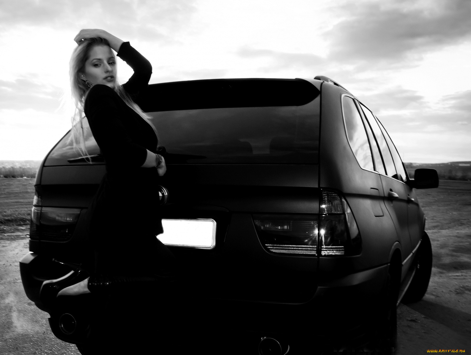 автомобили, авто, девушками