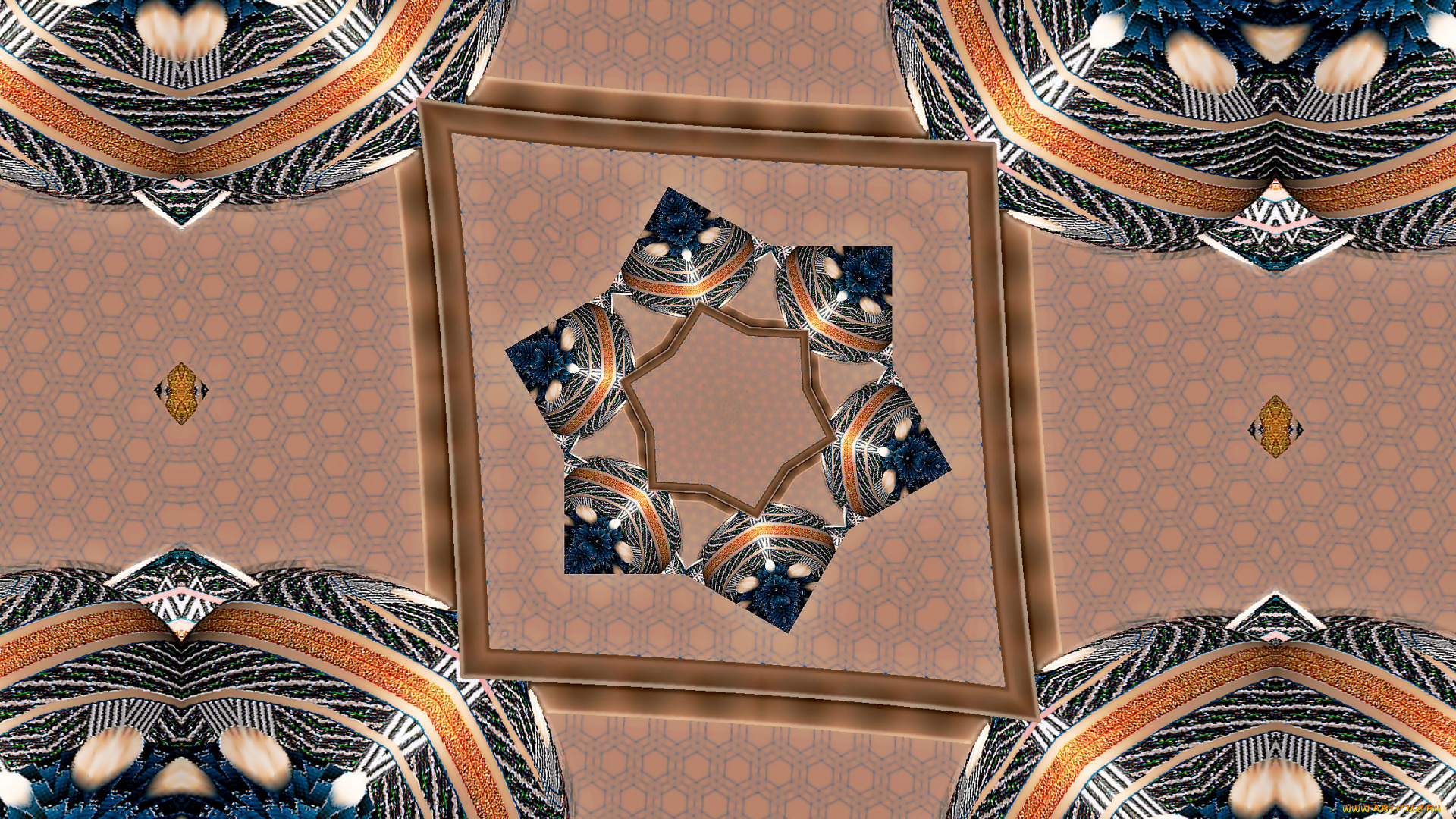 3д, графика, fractal, фракталы, узор, фон, цвета