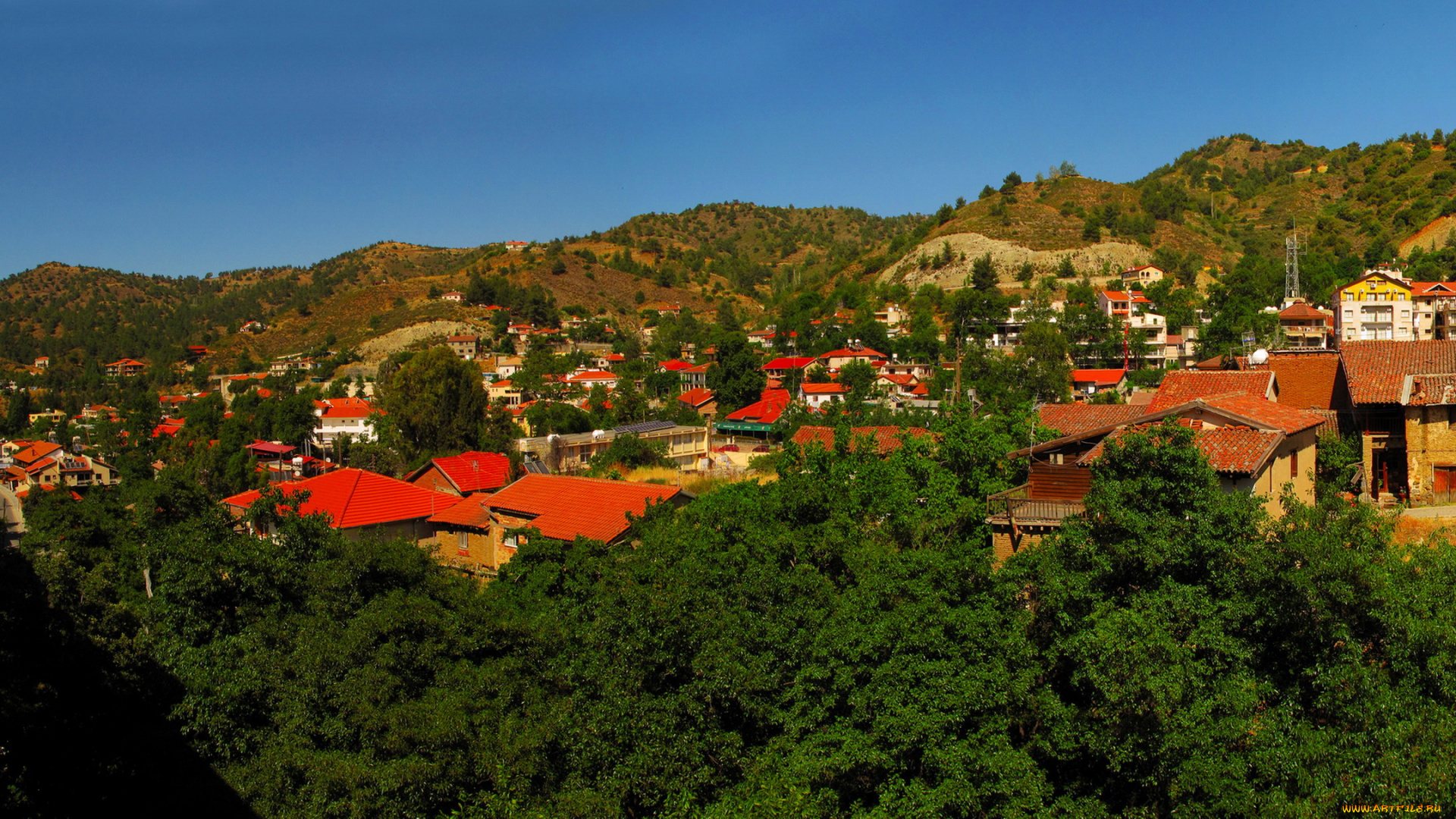 города, пейзажи, какопетрия, кипр, никосия