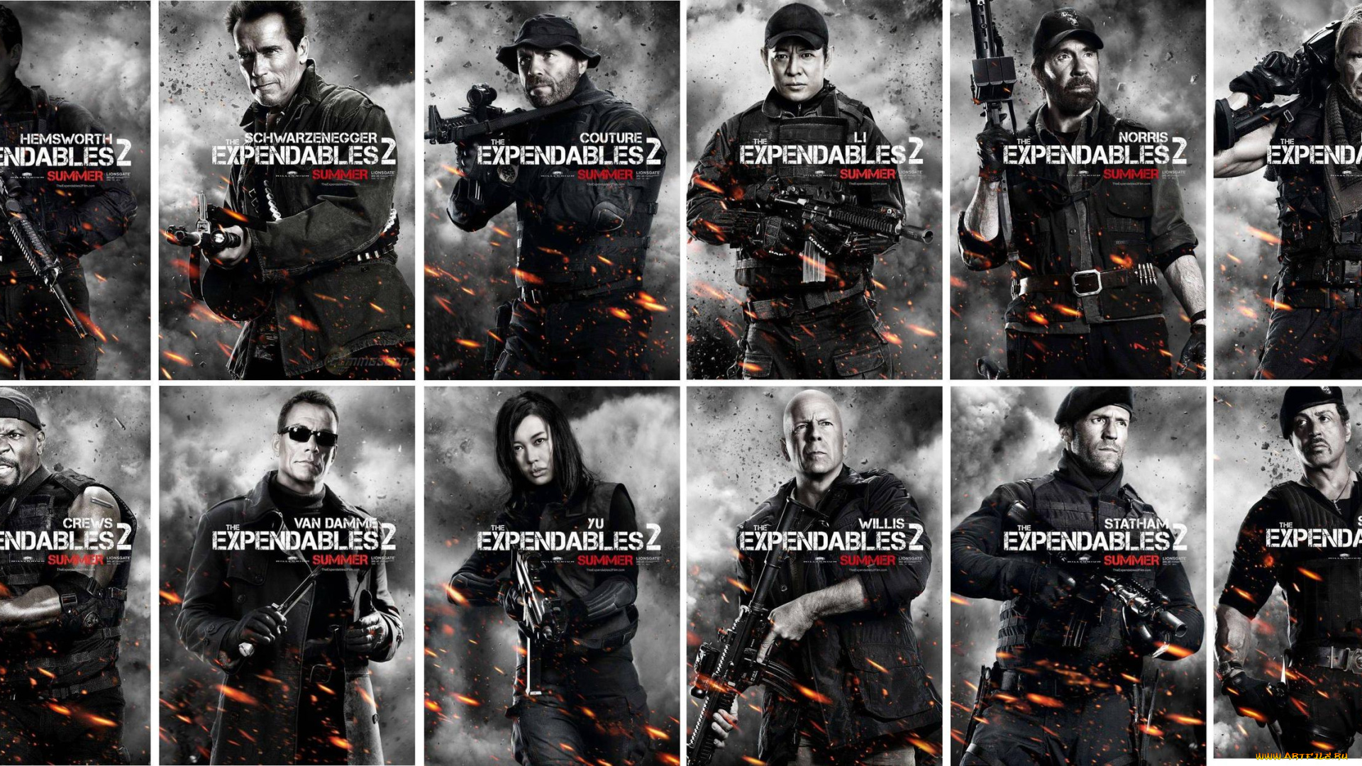 the, expendables, кино, фильмы, sylvester, stallone, bruce, willis, liam, hemsworth, jet, li, scott, adkins, arnold, schwarzenegger, terry, crews, chuck, norris, dolph, lundgren, jason, statham, nan, yu, jean, claude, van, damme