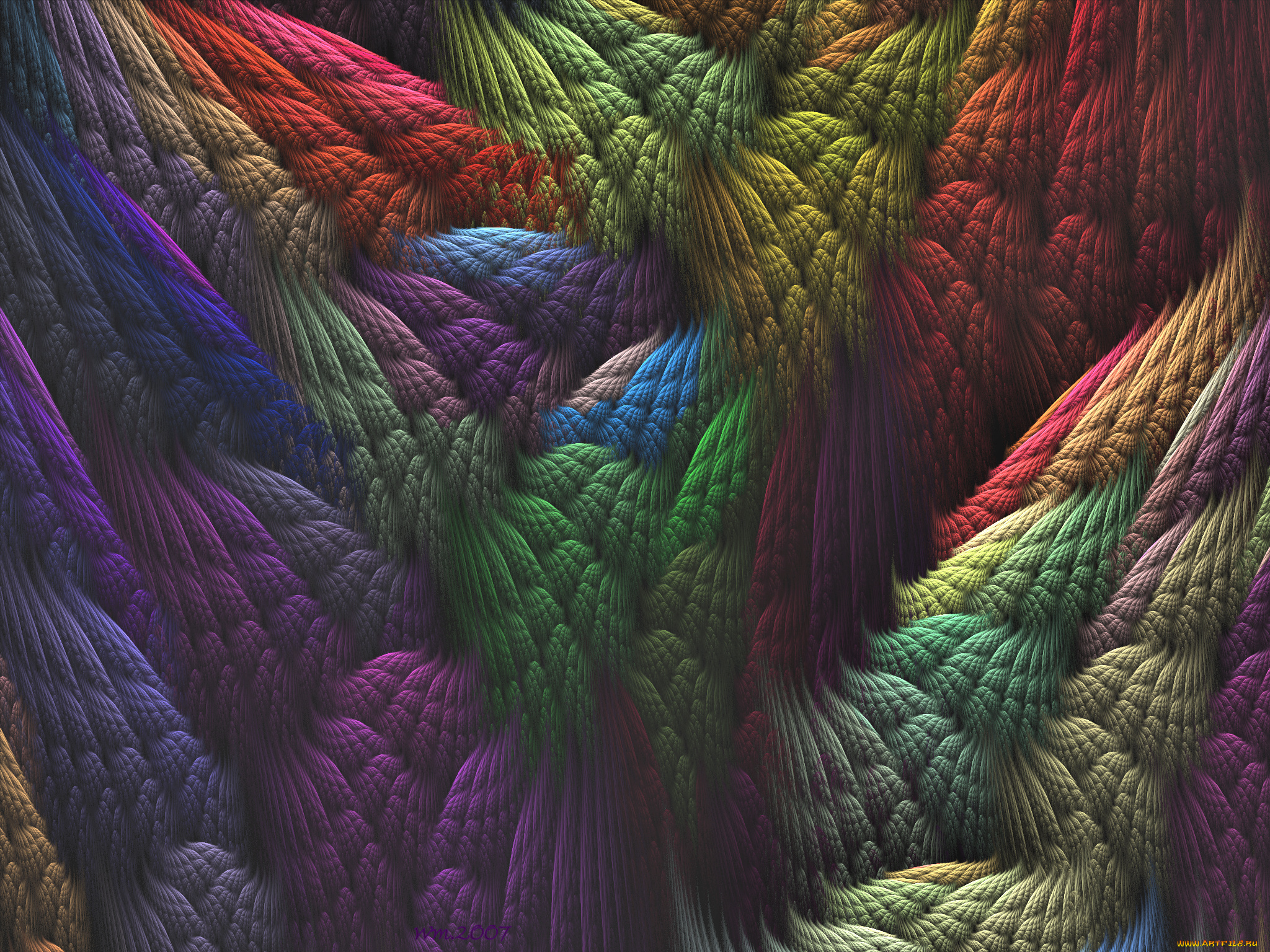 3д, графика, fractal, фракталы, фон, узор, цвета