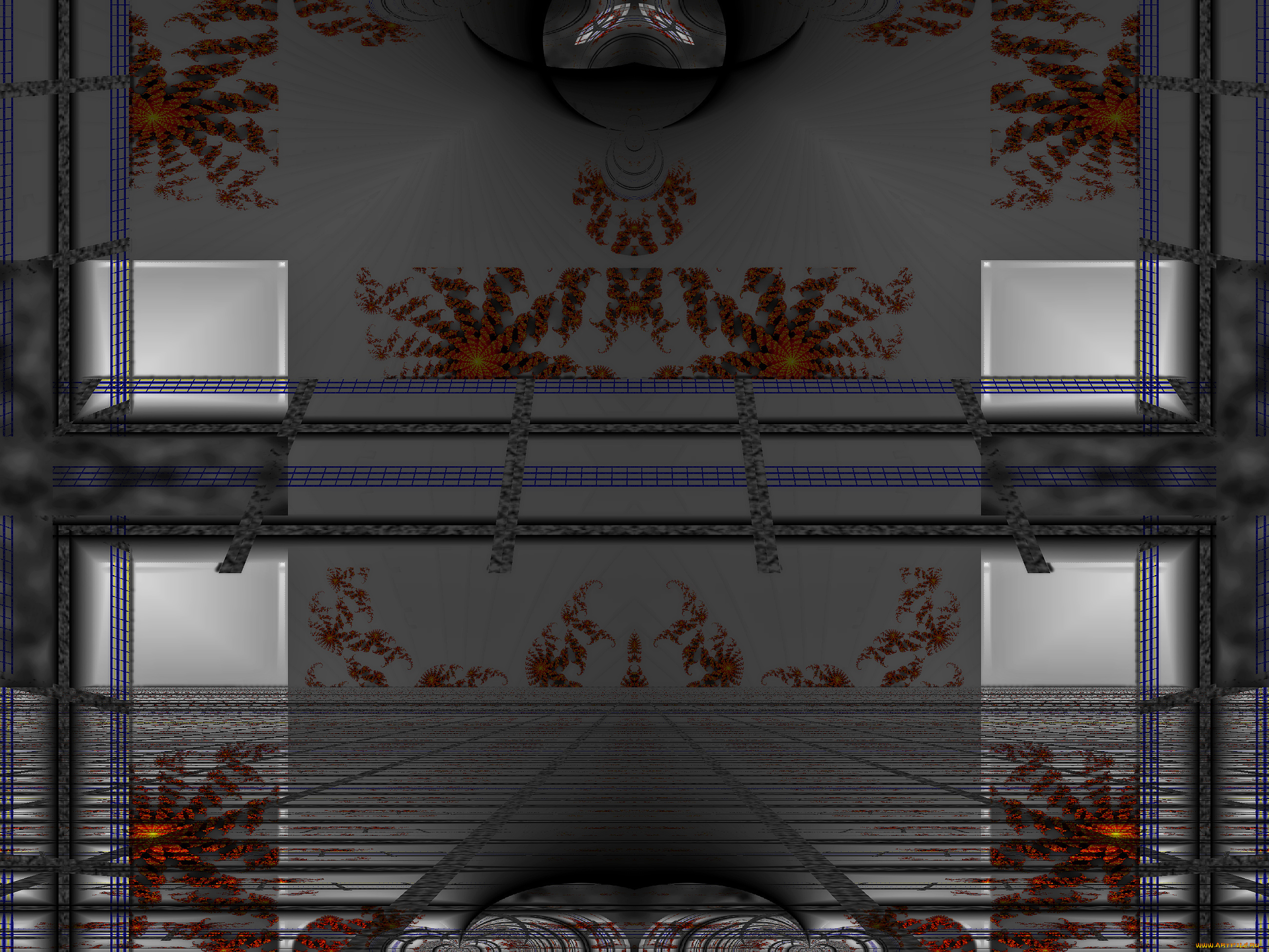 3д, графика, fractal, фракталы, цвета, узор, фон