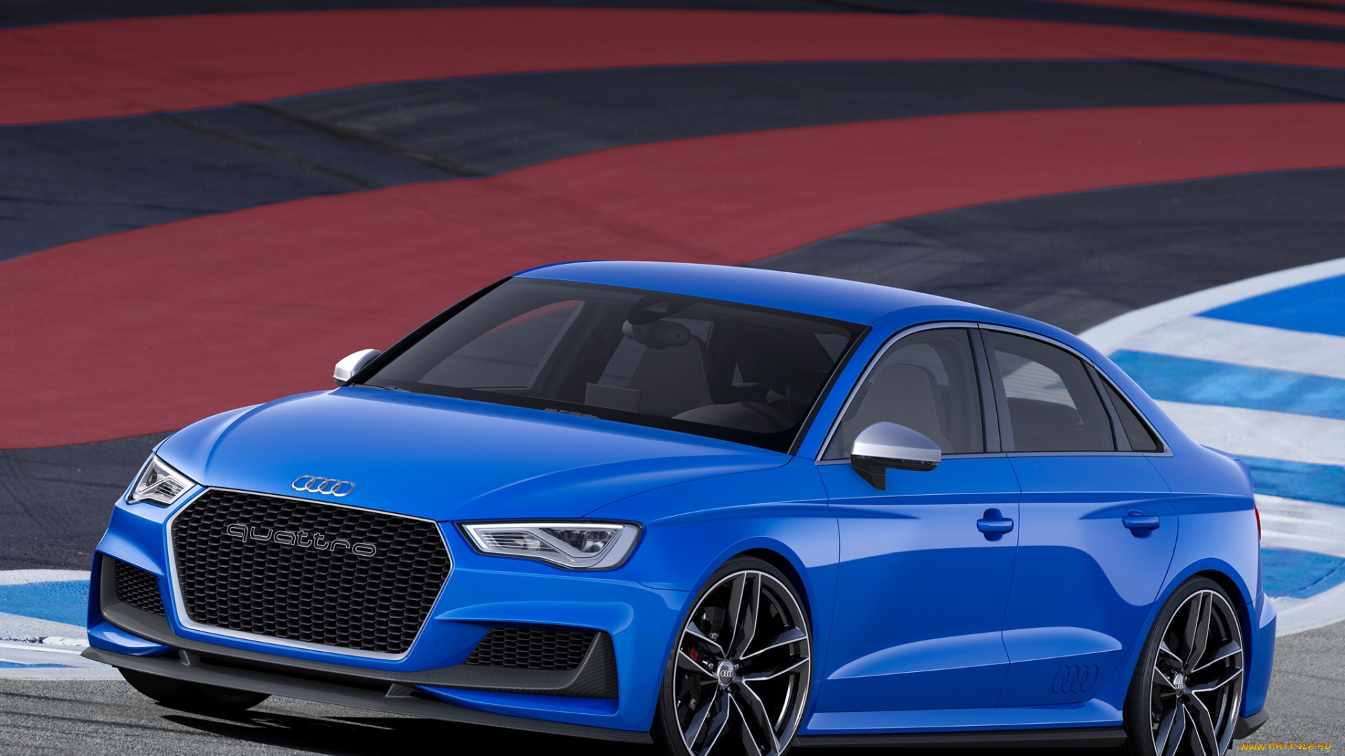 автомобили, audi, синий, 2014г, concept, quattro, clubsport, a3