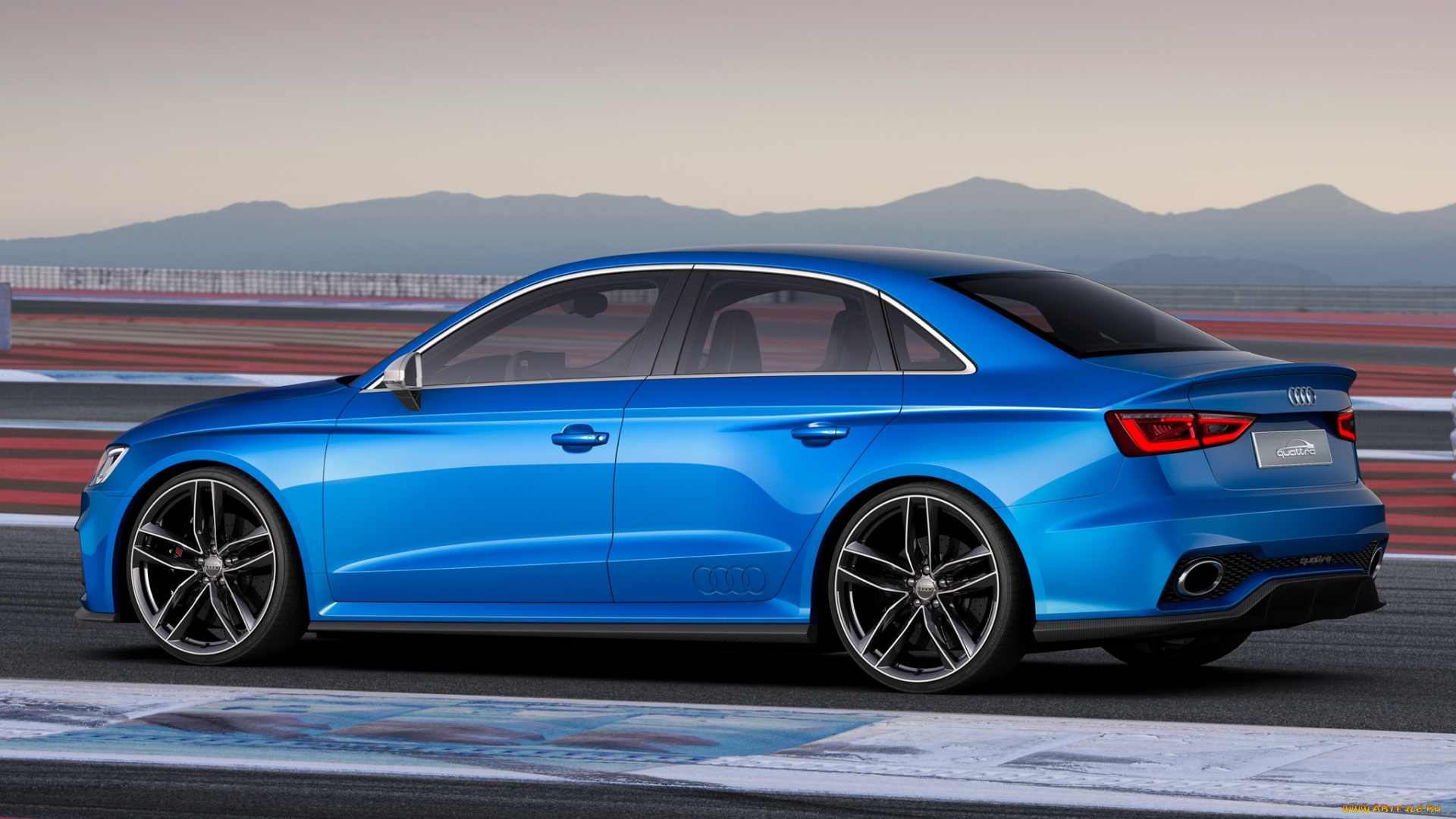 автомобили, audi, синий, 2014г, concept, quattro, clubsport, a3