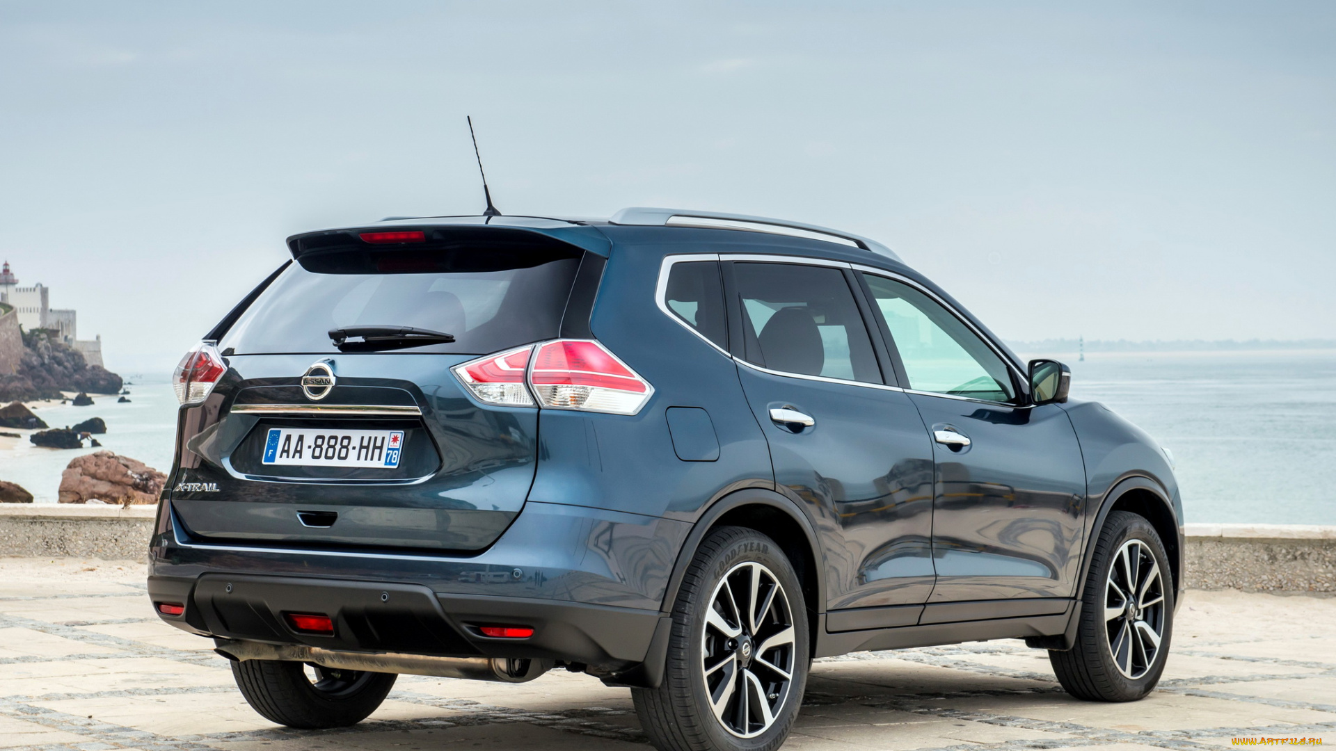 автомобили, nissan, datsun, синий, 2014г, t32, x-trail