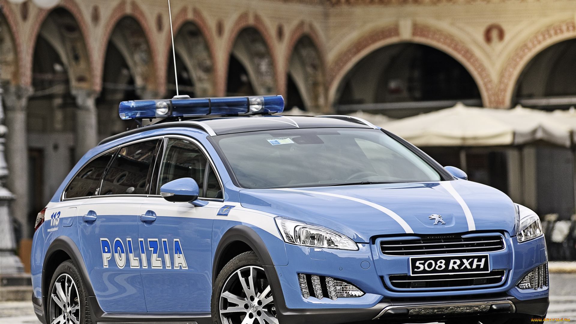автомобили, полиция, 2014г, синий, polizia, rxh, 508, peugeot