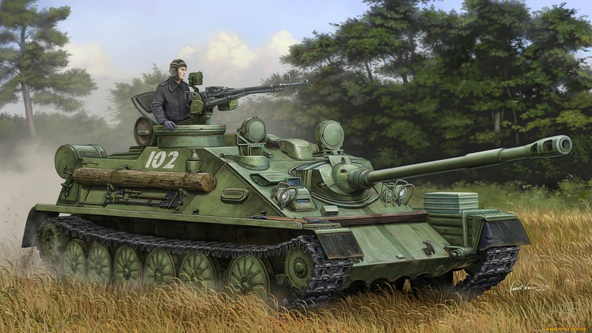 рисованные, армия, солдат, танк