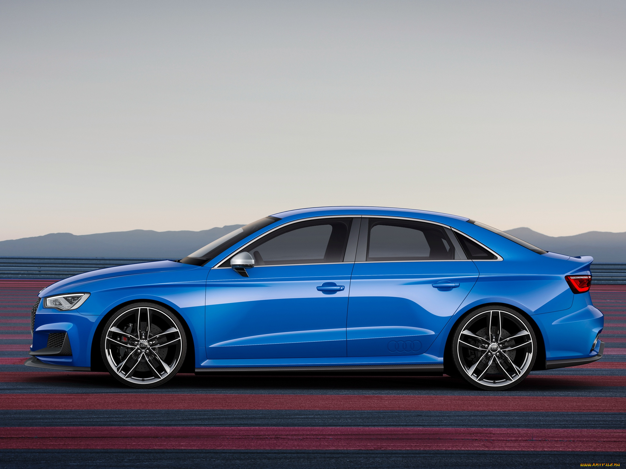 автомобили, audi, concept, quattro, clubsport, a3, синий, 2014г