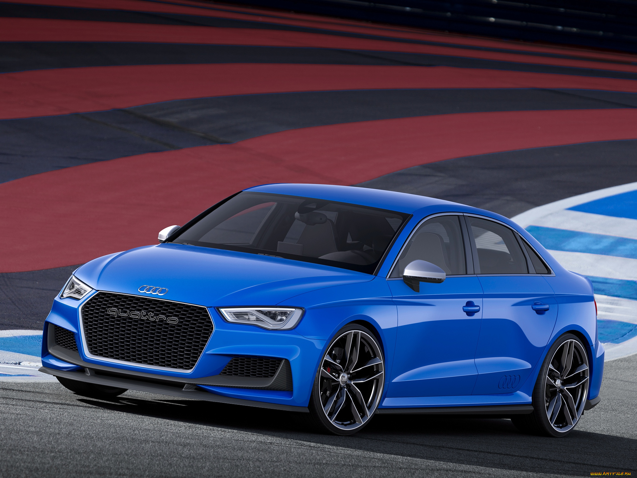 автомобили, audi, синий, 2014г, concept, quattro, clubsport, a3