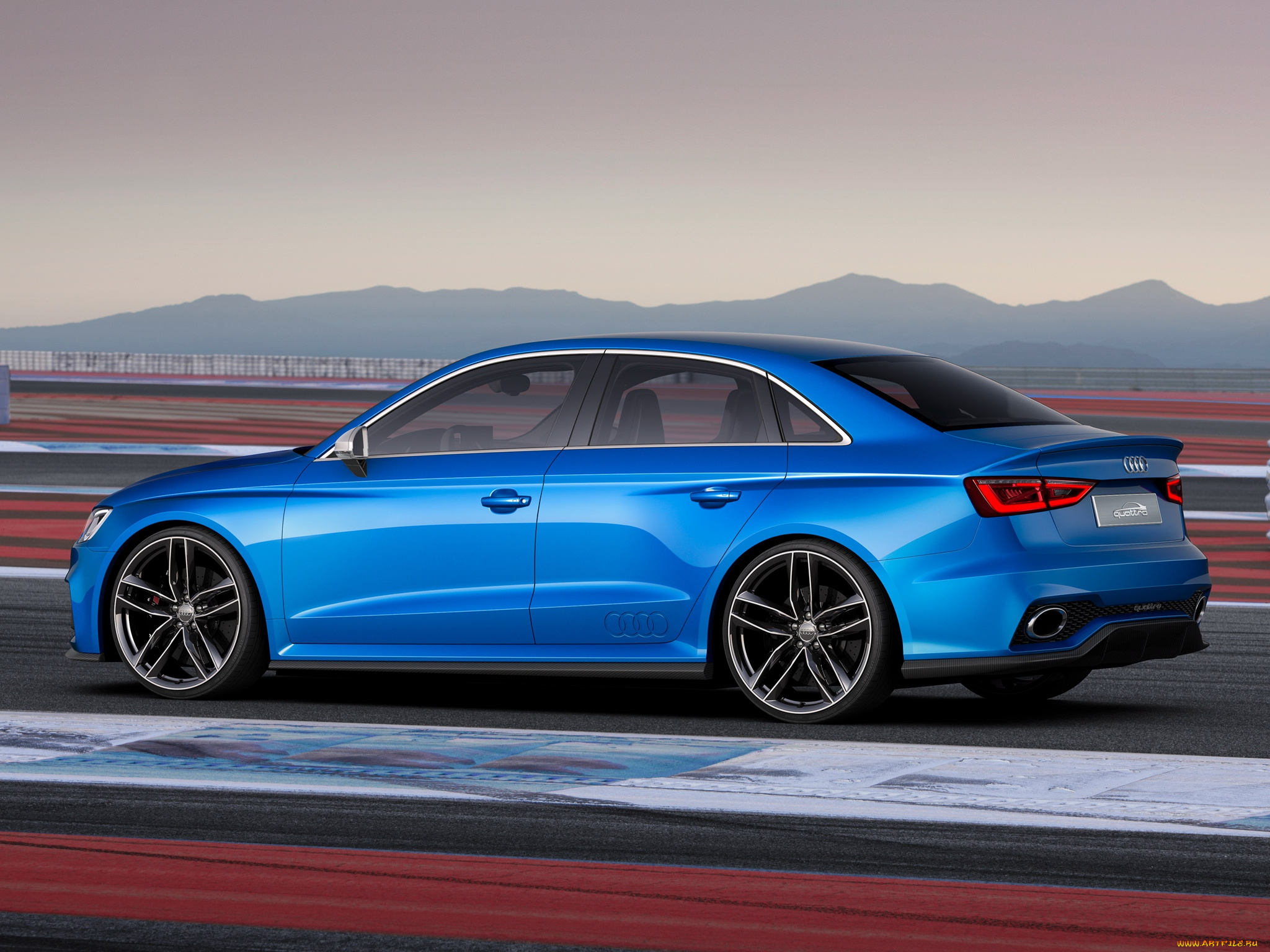 автомобили, audi, синий, 2014г, concept, quattro, clubsport, a3