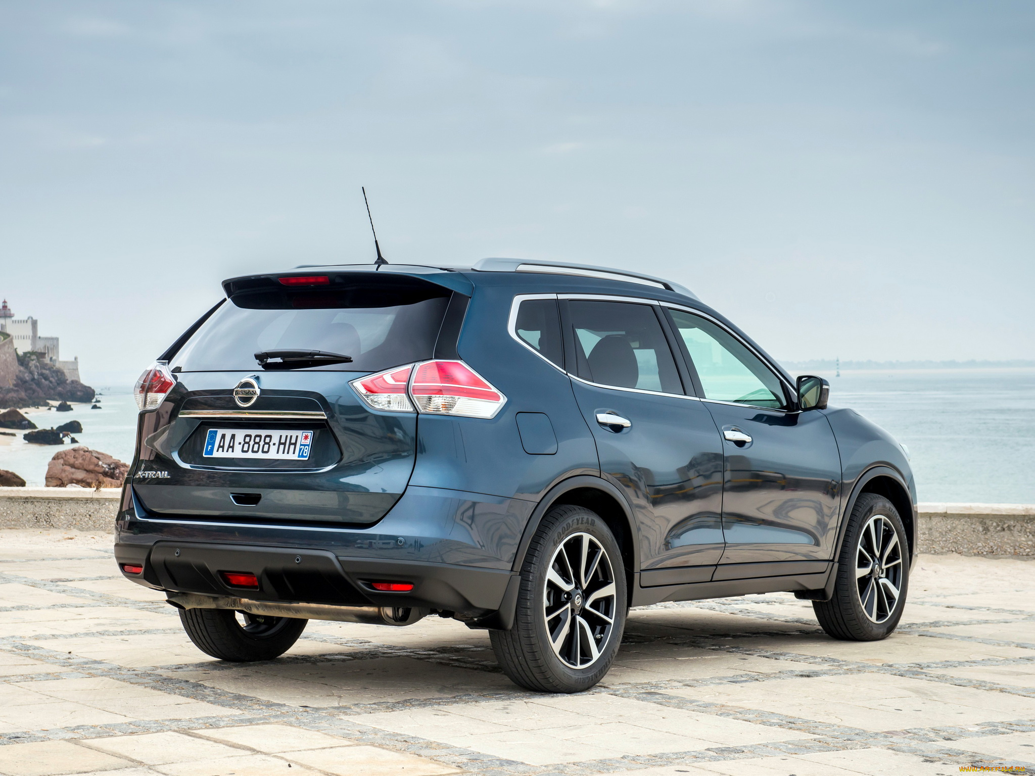 автомобили, nissan, datsun, синий, 2014г, t32, x-trail