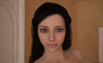 Картинка 3д+графика portraits+ портрет взгляд девушка