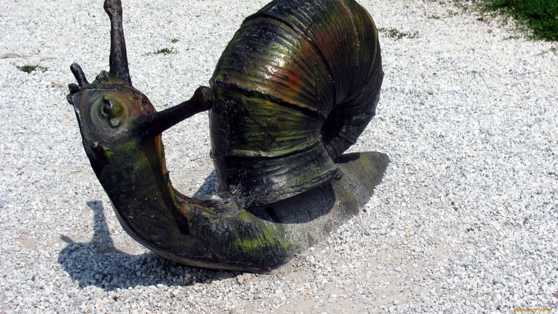 разное, садовые, и, парковые, скульптуры, улитка