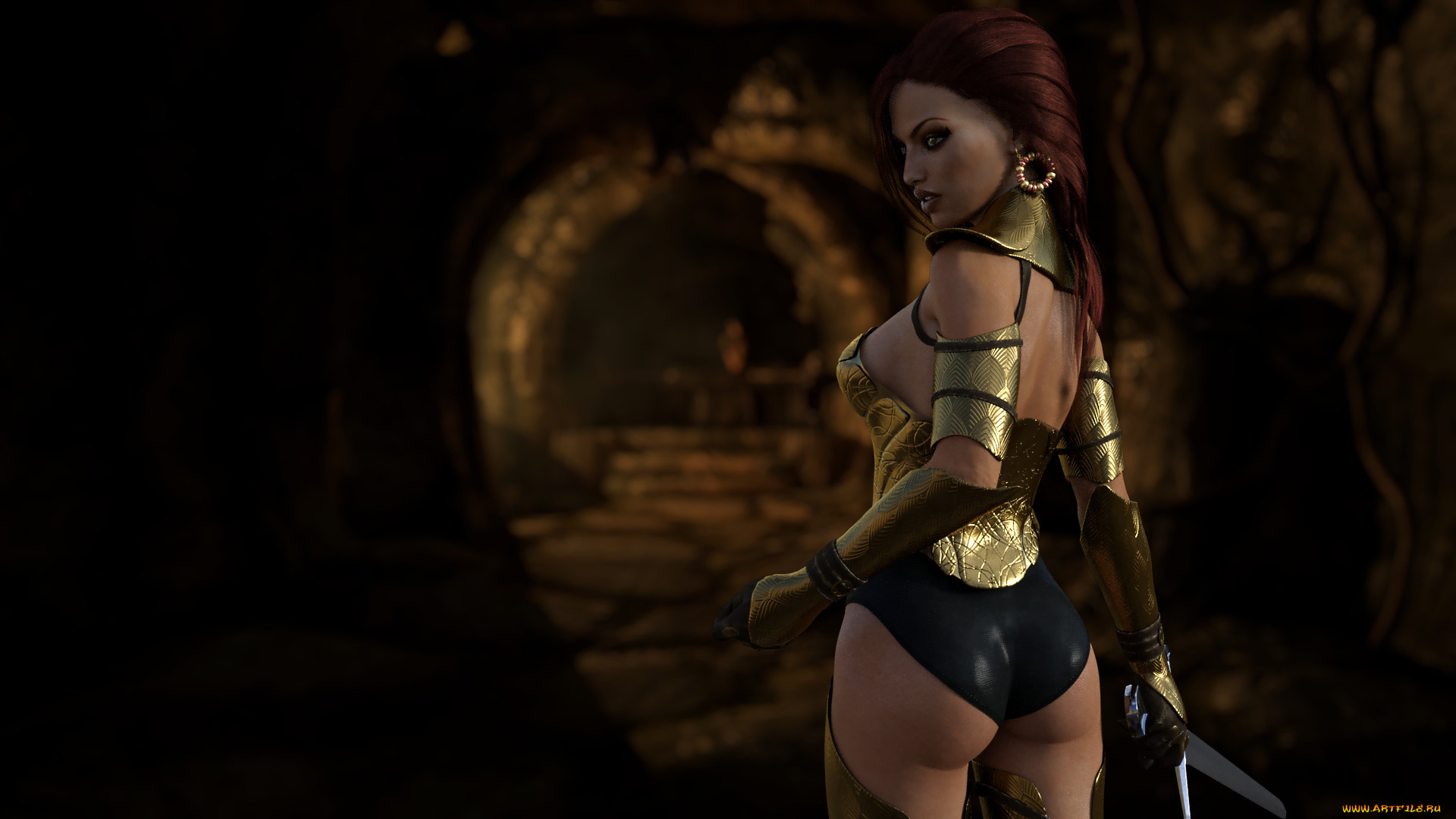 3д, графика, амазонки, , amazon, оружие, фон, взгляд, девушка