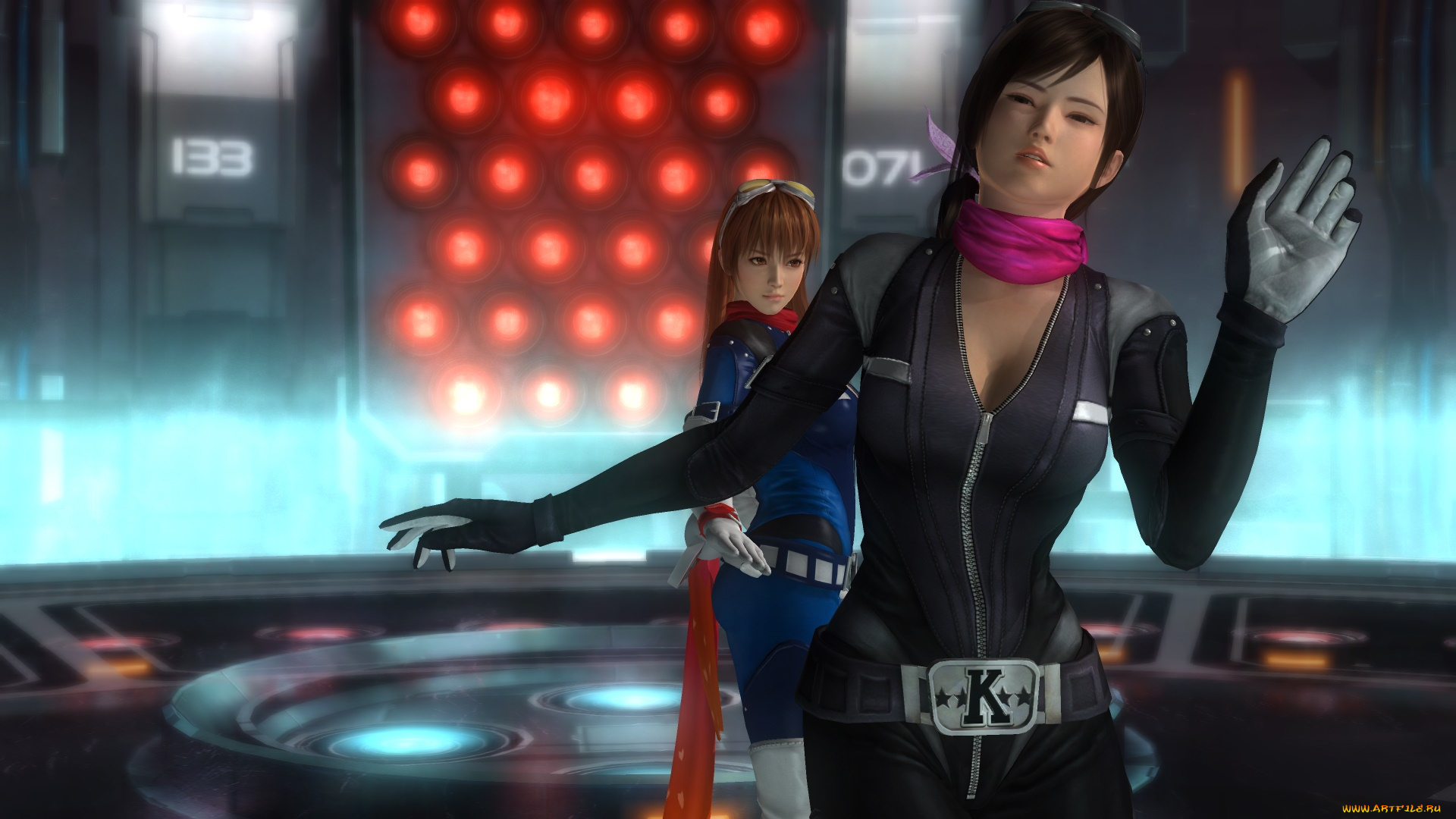 3д, графика, аниме, , anime, фон, поза, взгляд, девушки