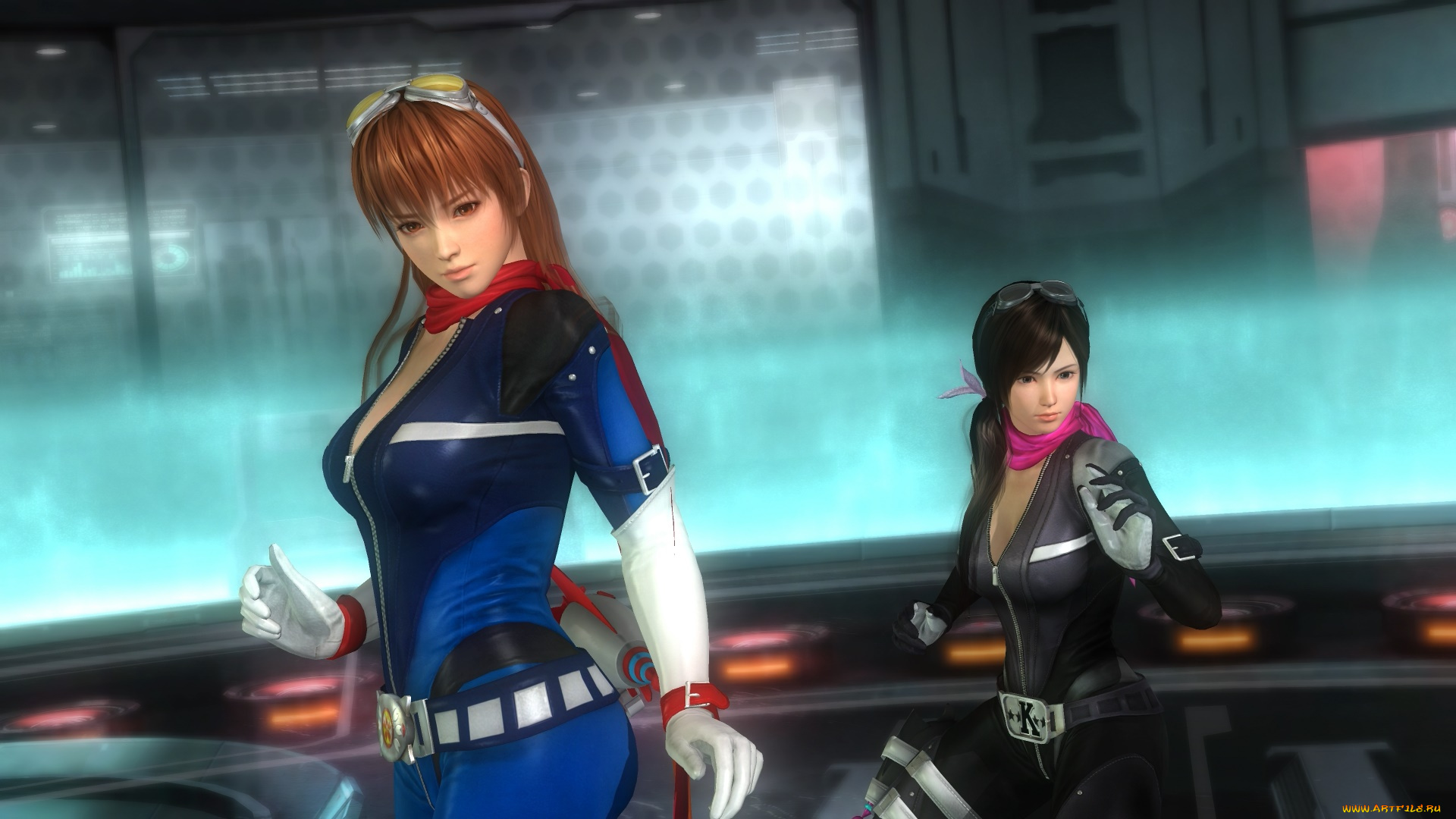 3д, графика, аниме, , anime, поза, девушки, фон, взгляд