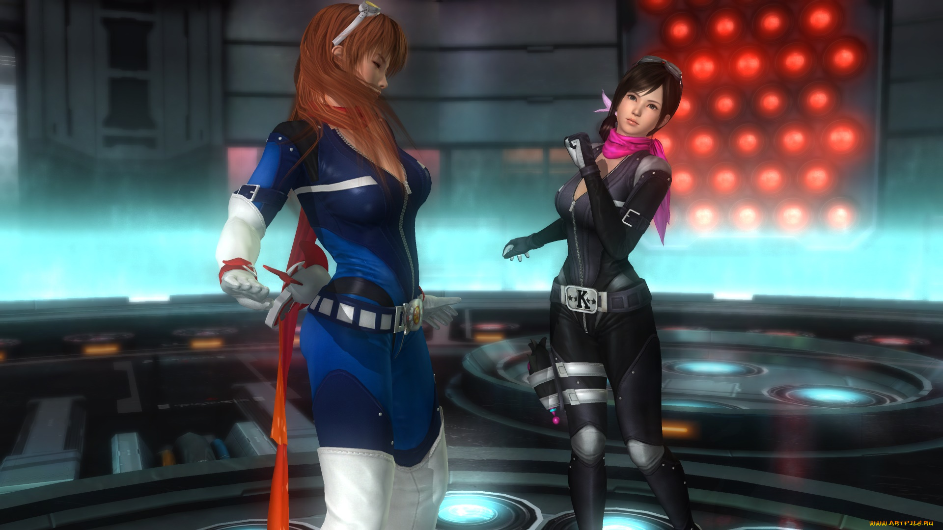 3д, графика, аниме, , anime, поза, девушки, взгляд, фон