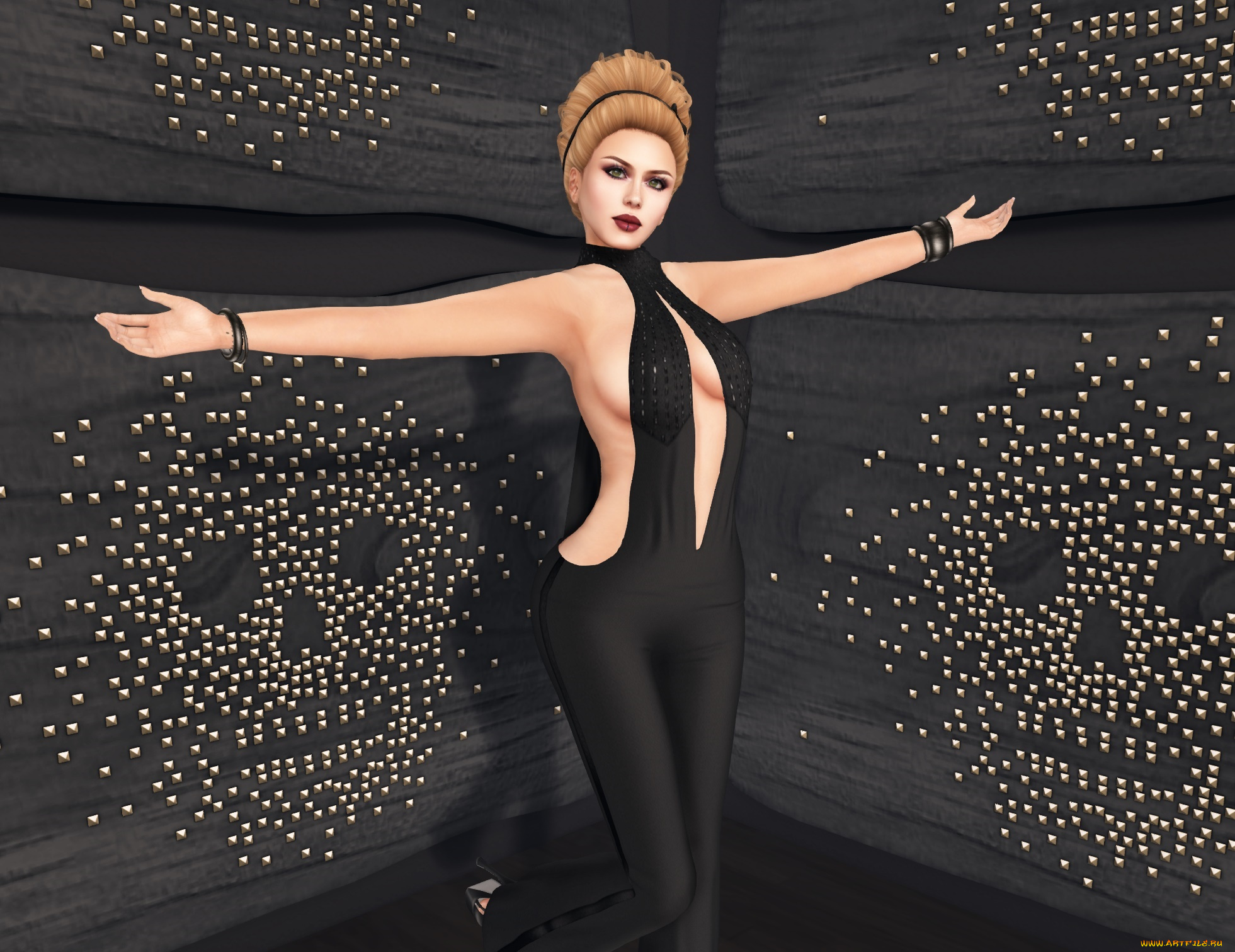 3д, графика, люди, , people, девушка, взгляд, фон