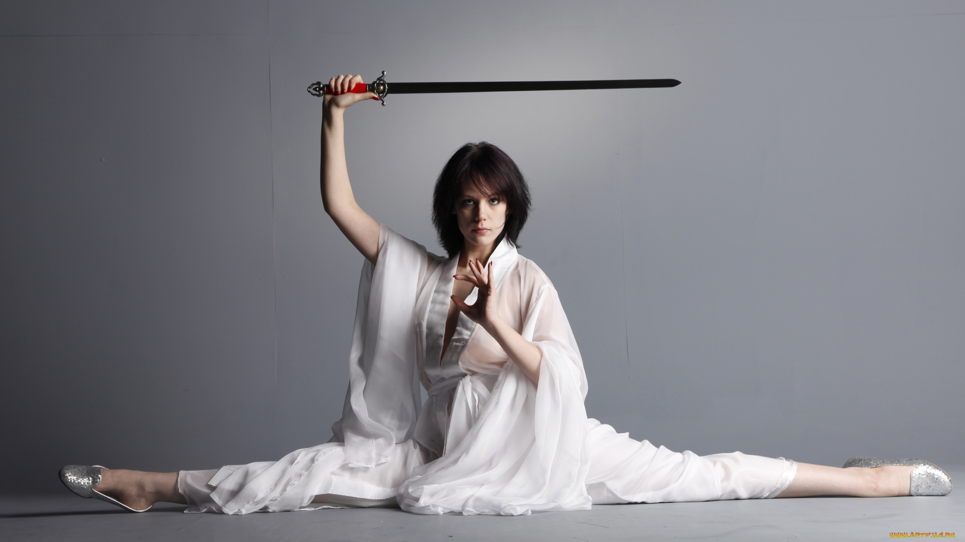 девушки, -unsort, , девушки, с, оружием, фон, девушка, меч, взгляд