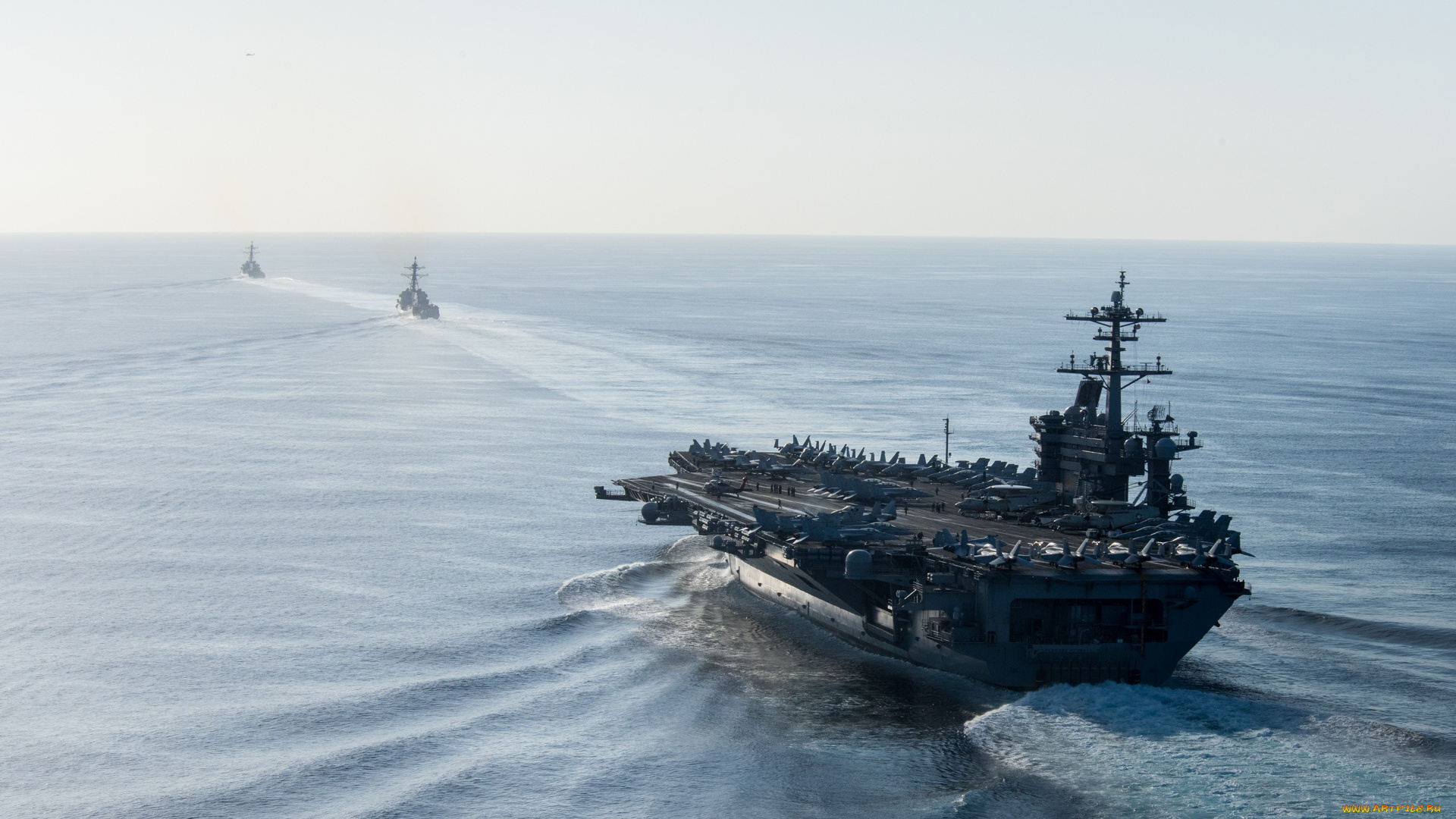 корабли, авианосцы, , вертолётоносцы, море, корабль