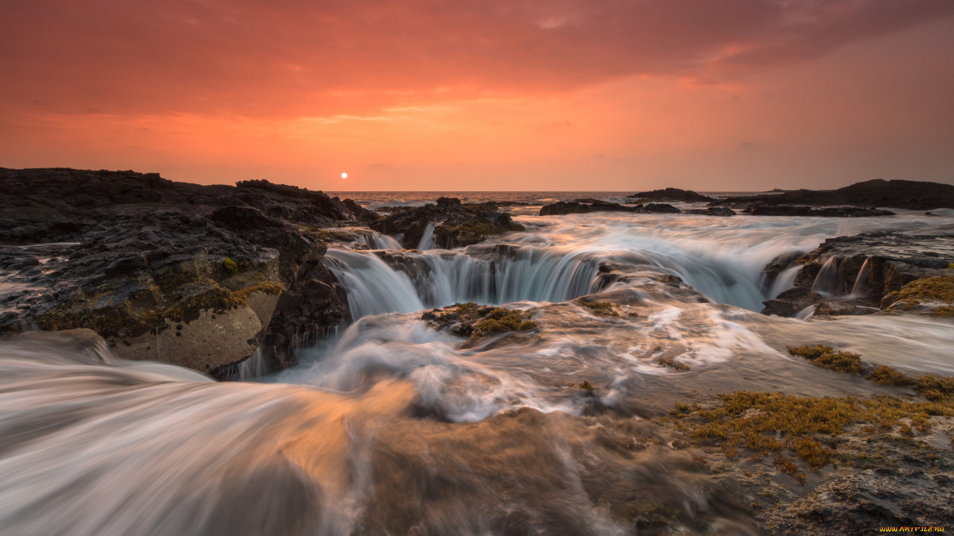 природа, побережье, берег, море