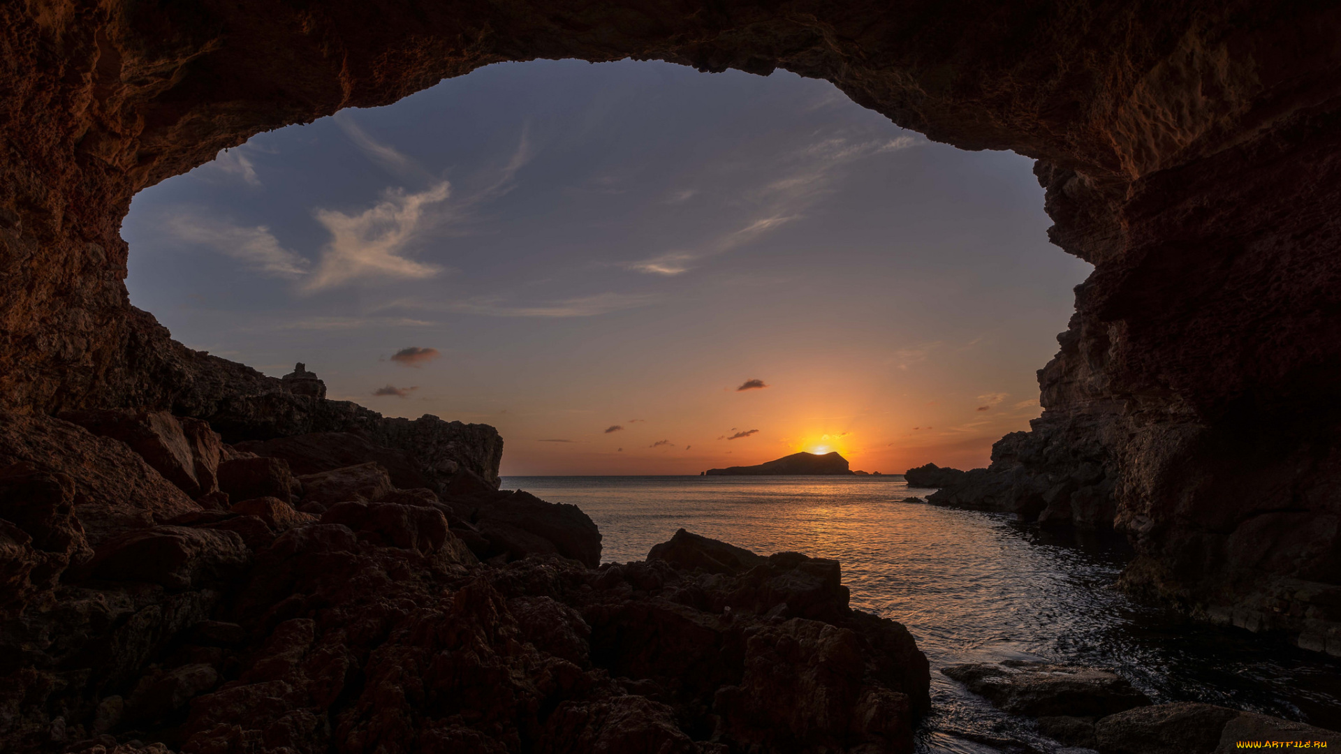 природа, побережье, море, берег