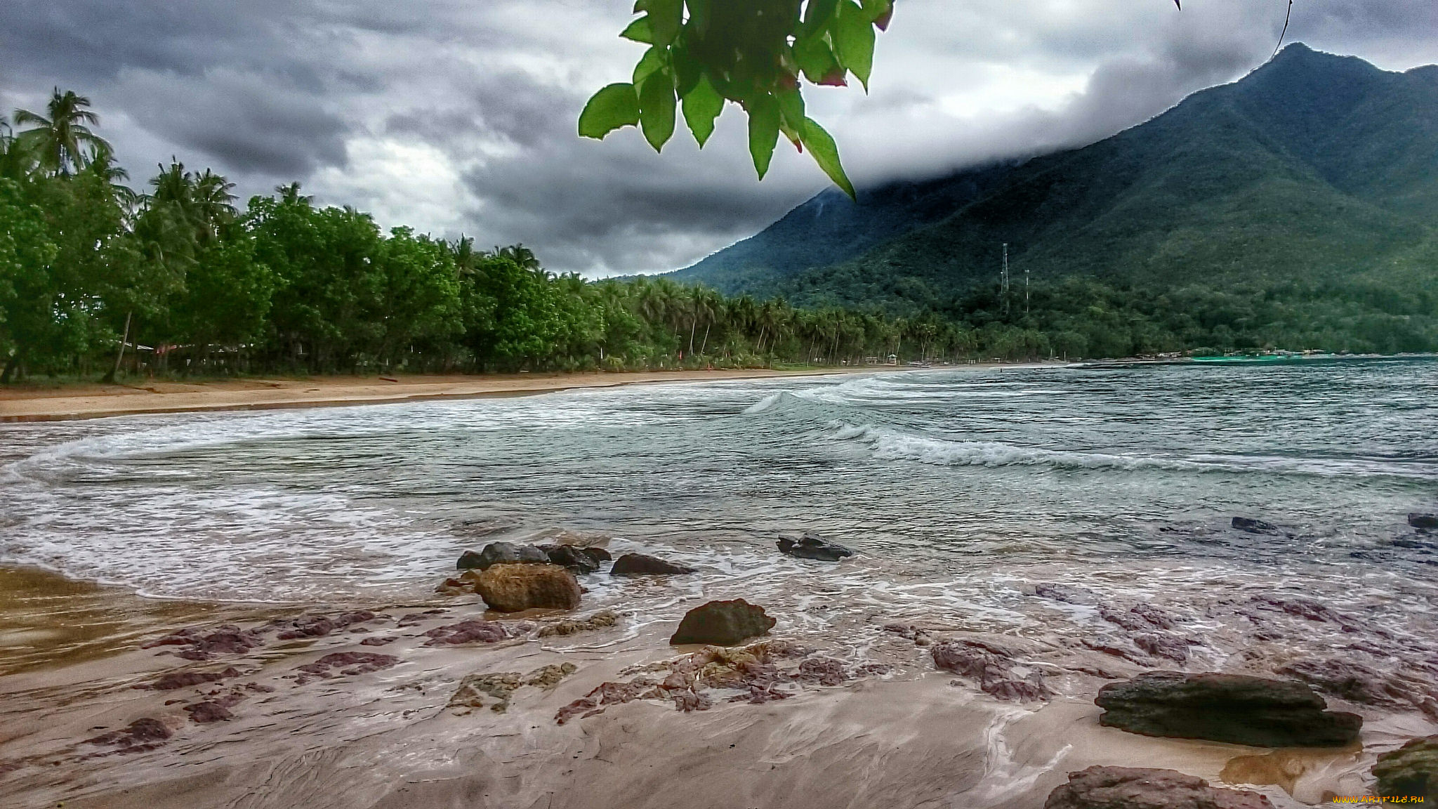 природа, побережье, берег, море