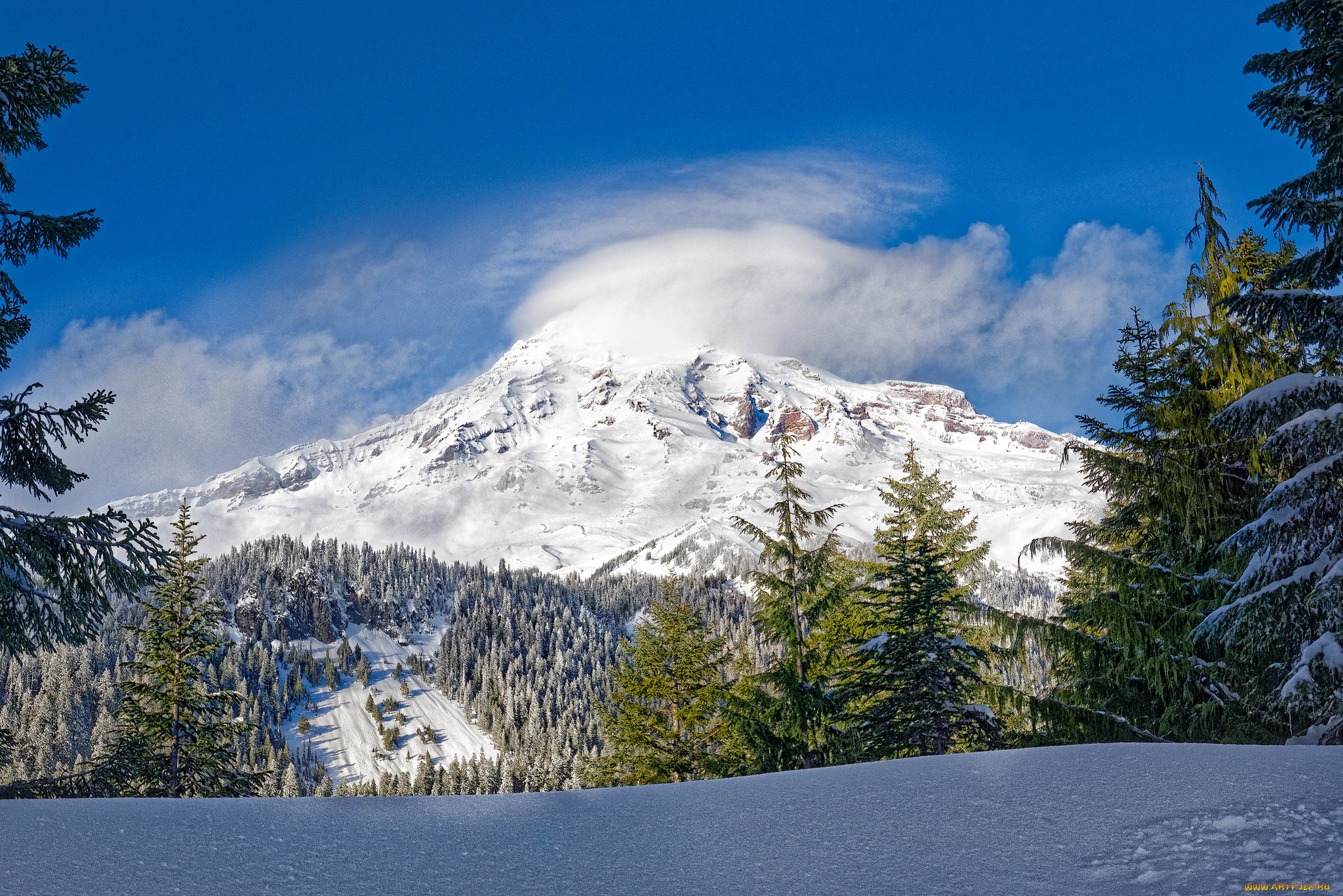 природа, горы, гора