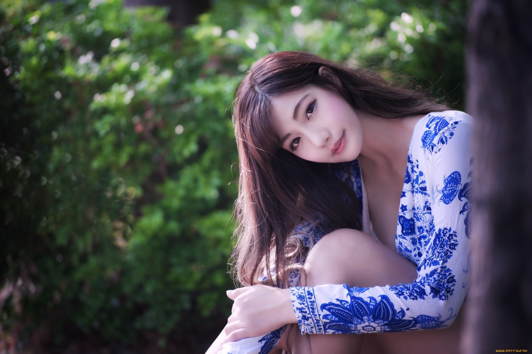 девушки, -unsort, , азиатки, взгляд, лицо