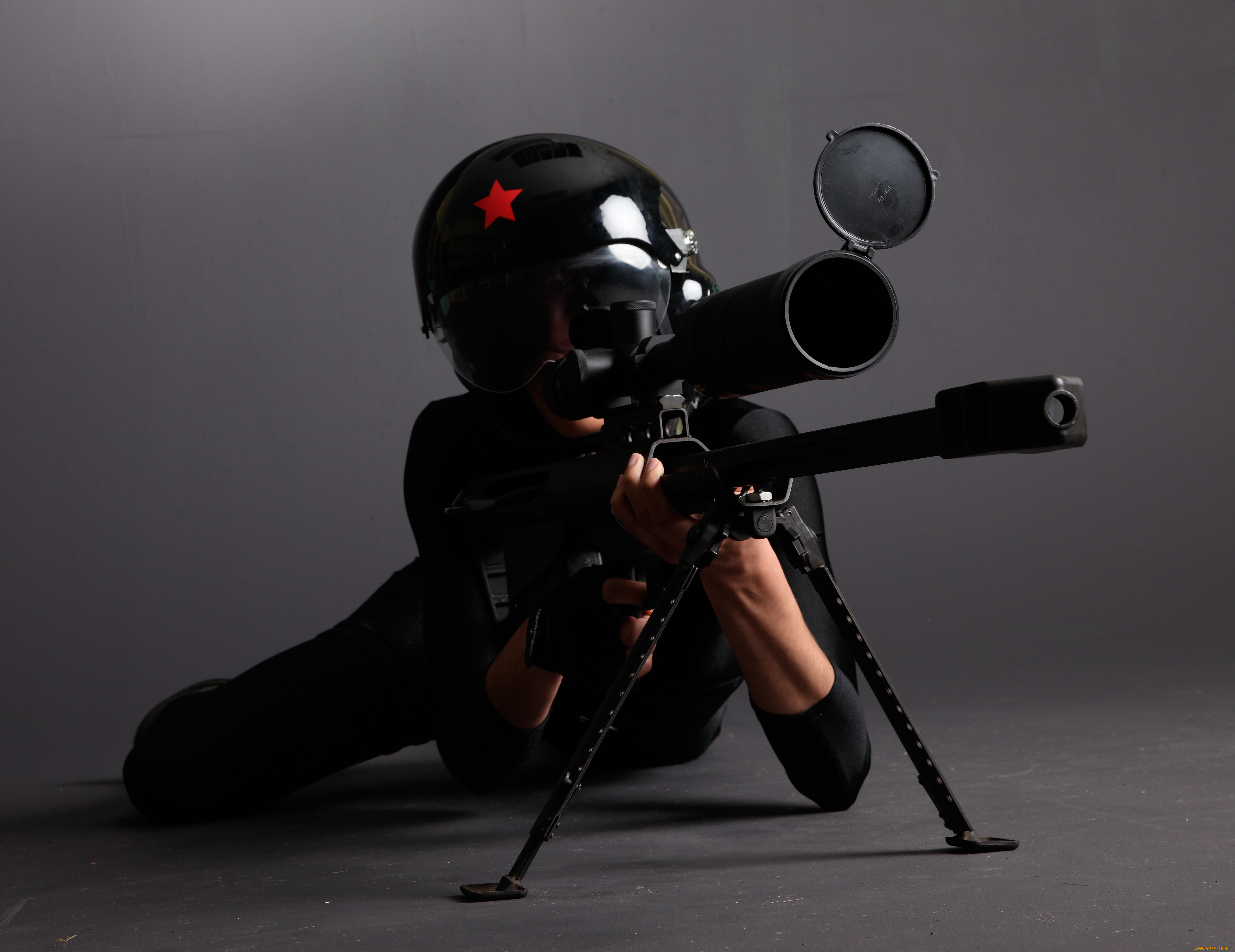 девушки, -unsort, , девушки, с, оружием, шлем, винтовка, фон, девушка