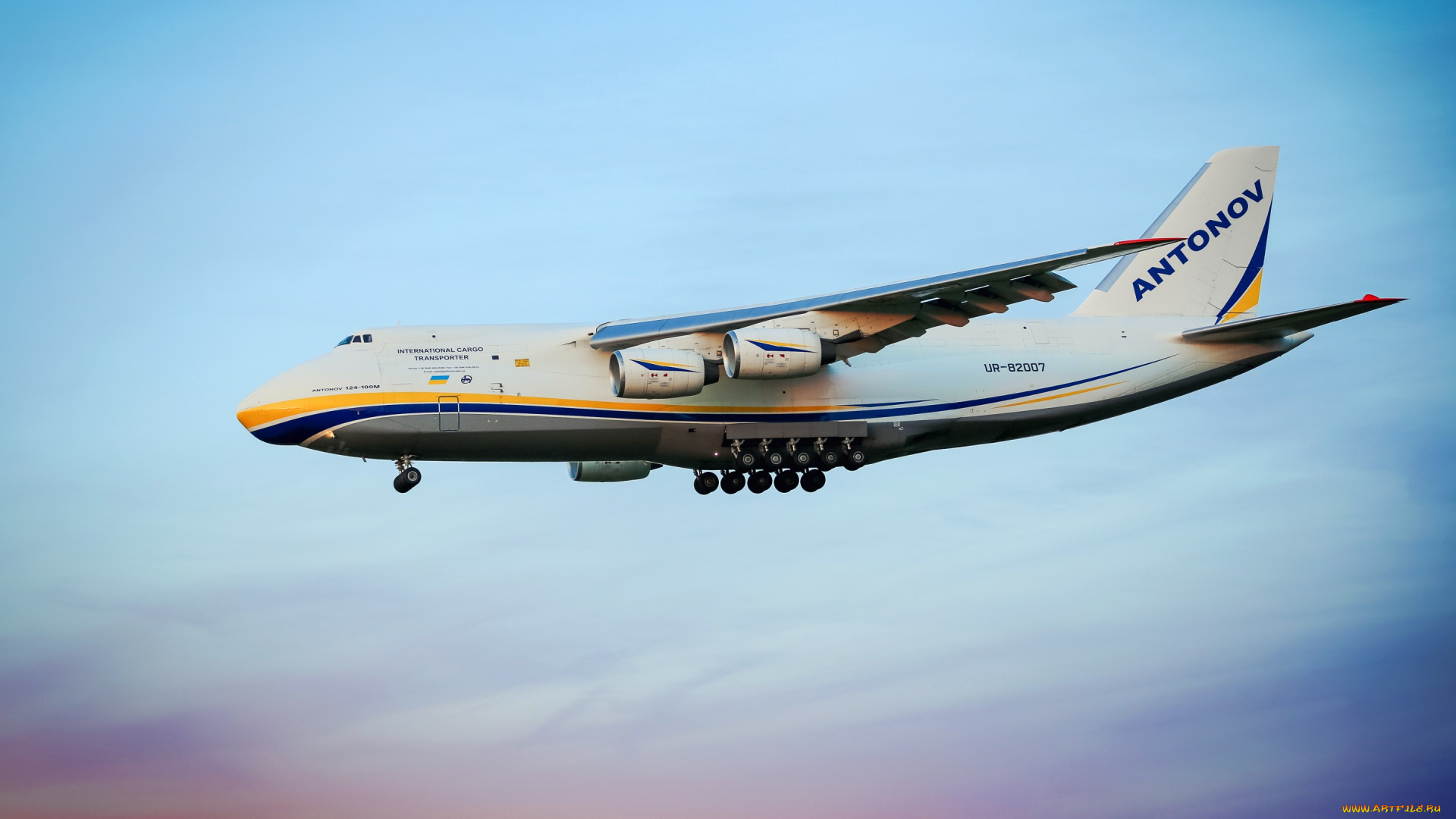 авиация, пассажирские, самолёты, ан-124