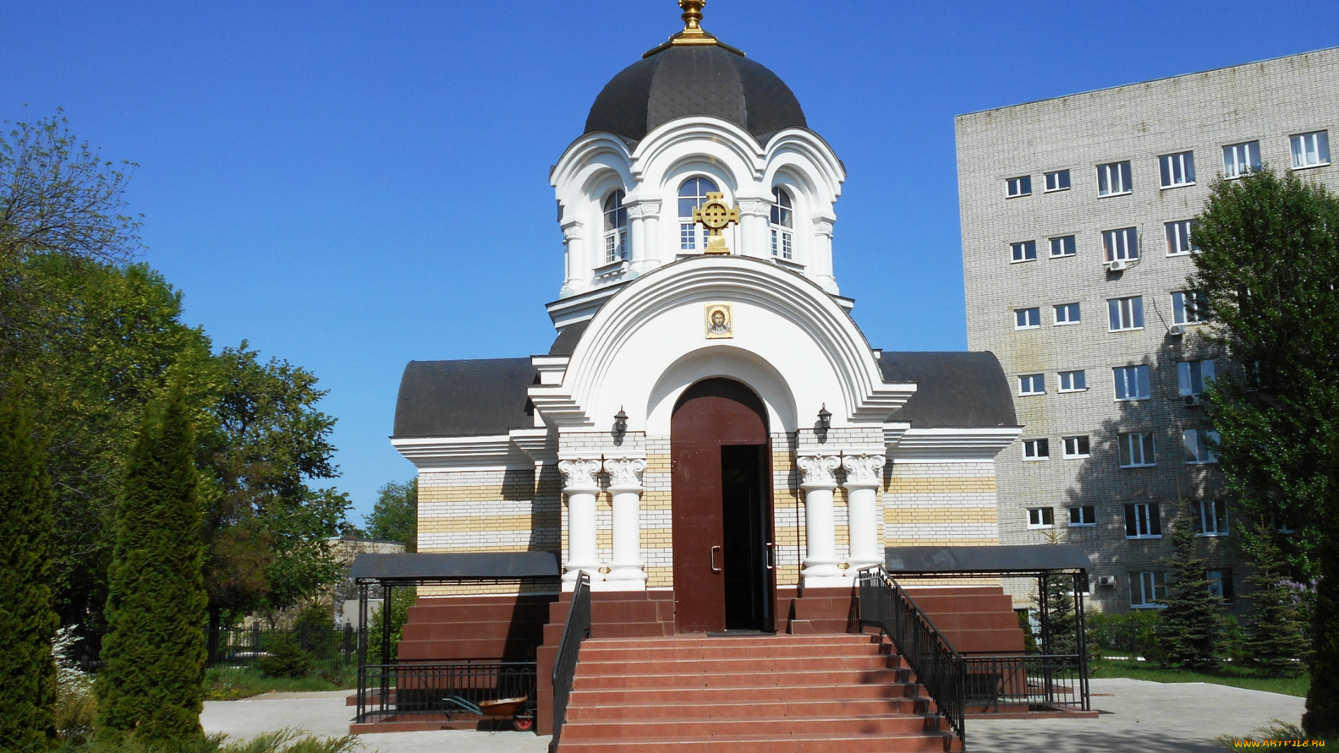 города, -, православные, церкви, , монастыри, город, здание, церковь, храм