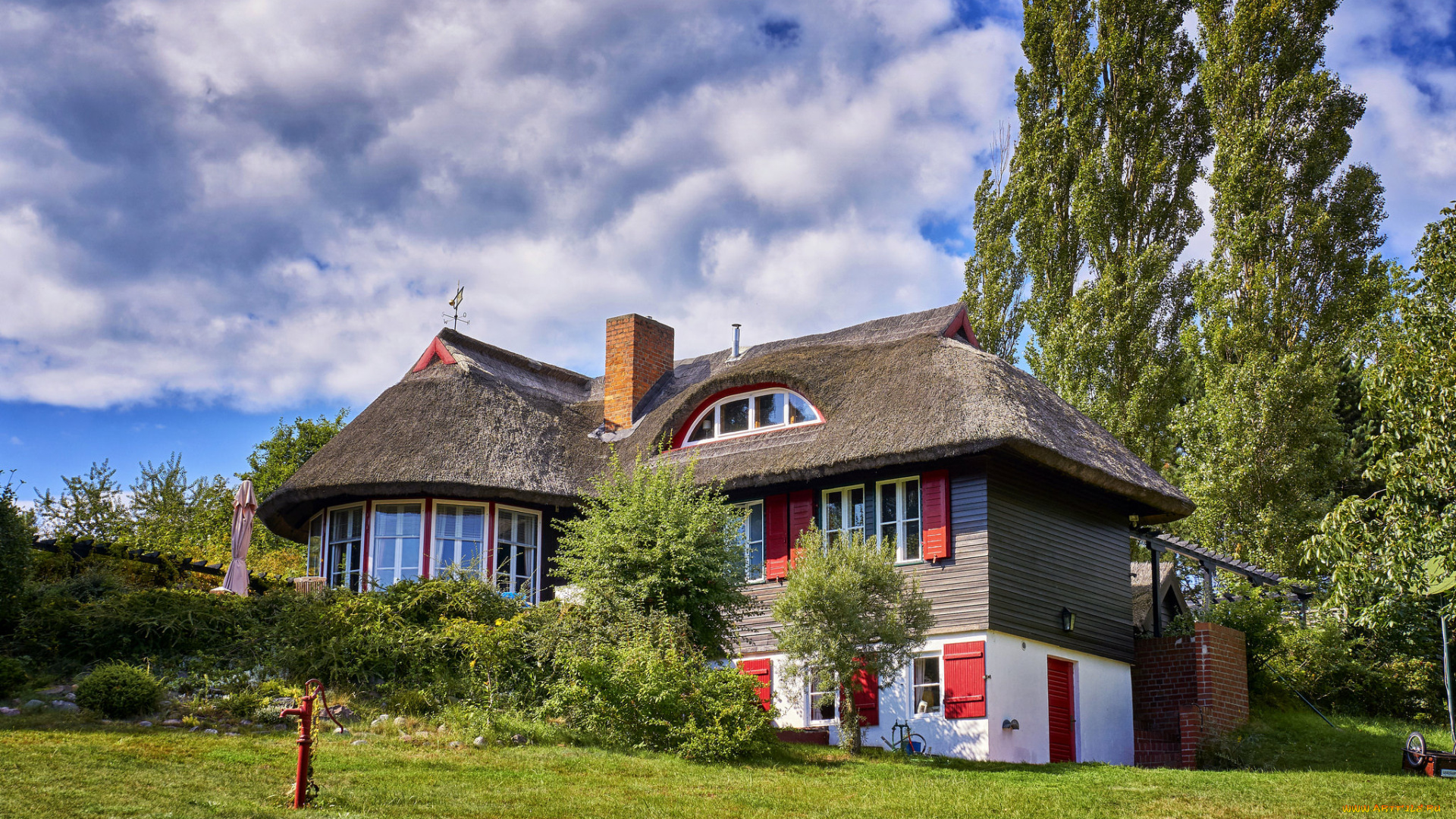 города, -, здания, , дома, простор